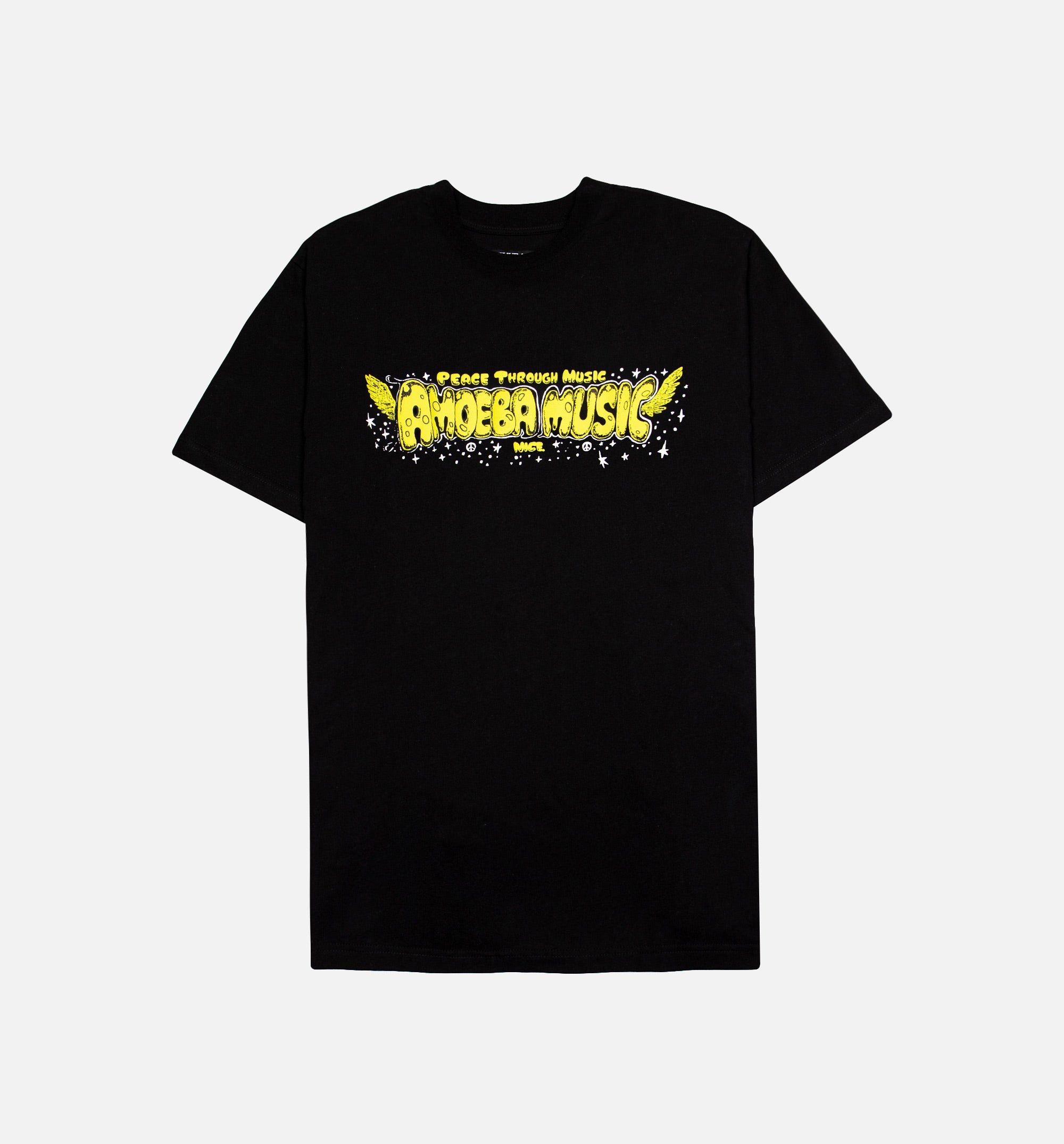 Nice Kicks X Amoeba Peace Short Sleeve Shirt - Black、mySite、dreamappss