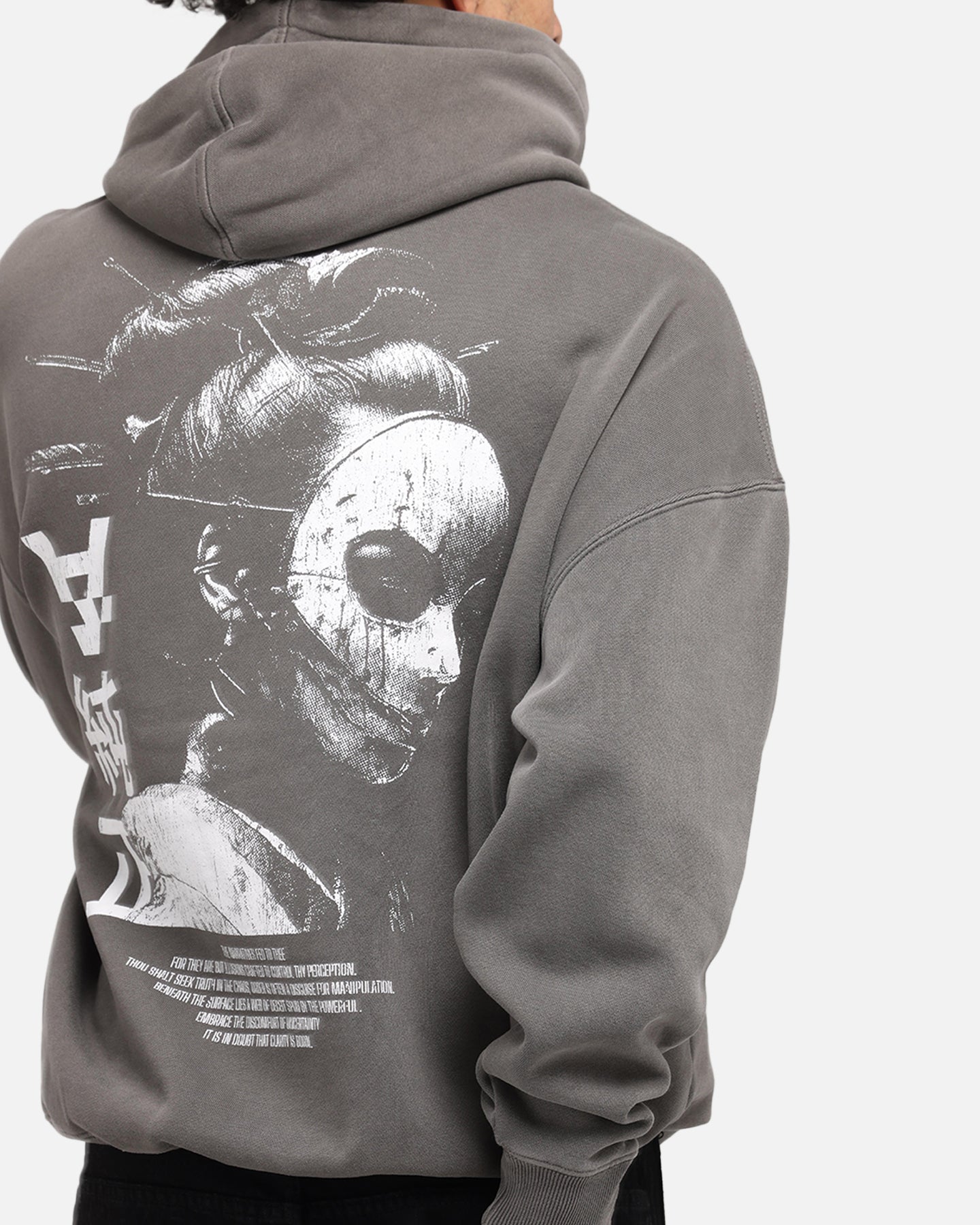 The Anti Order Truth In Chaos Boxy Hoodie Washed Charcoal、mySite、zt4zffjzw