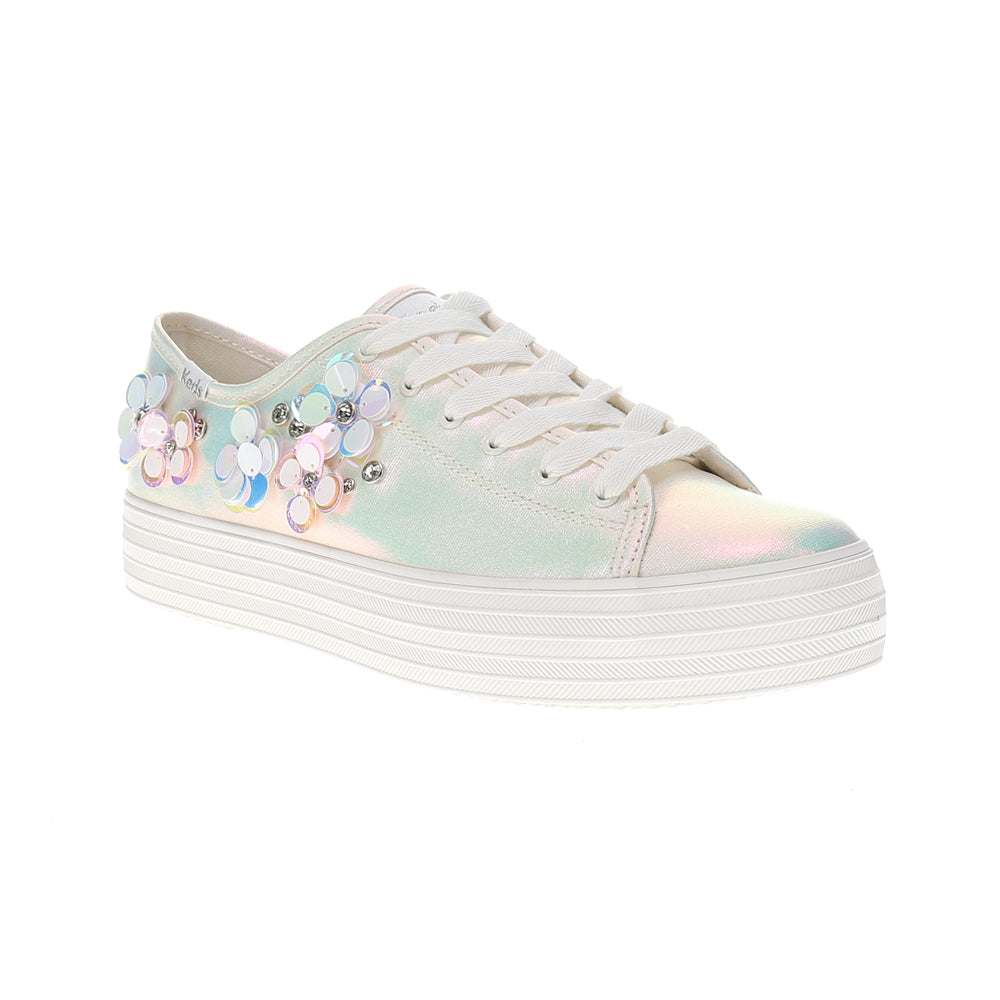 Triple Kick Floral Embellished Celebrations Lace Up Platform Sneakers、mySite、gtrtttuynbv