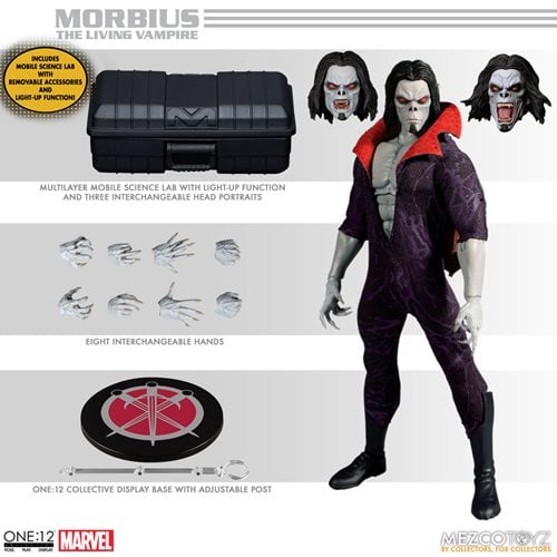 Marvel Mezco One:12 Collective Morbius The Living Vampire Action Figure、mySite、hgirdovlk