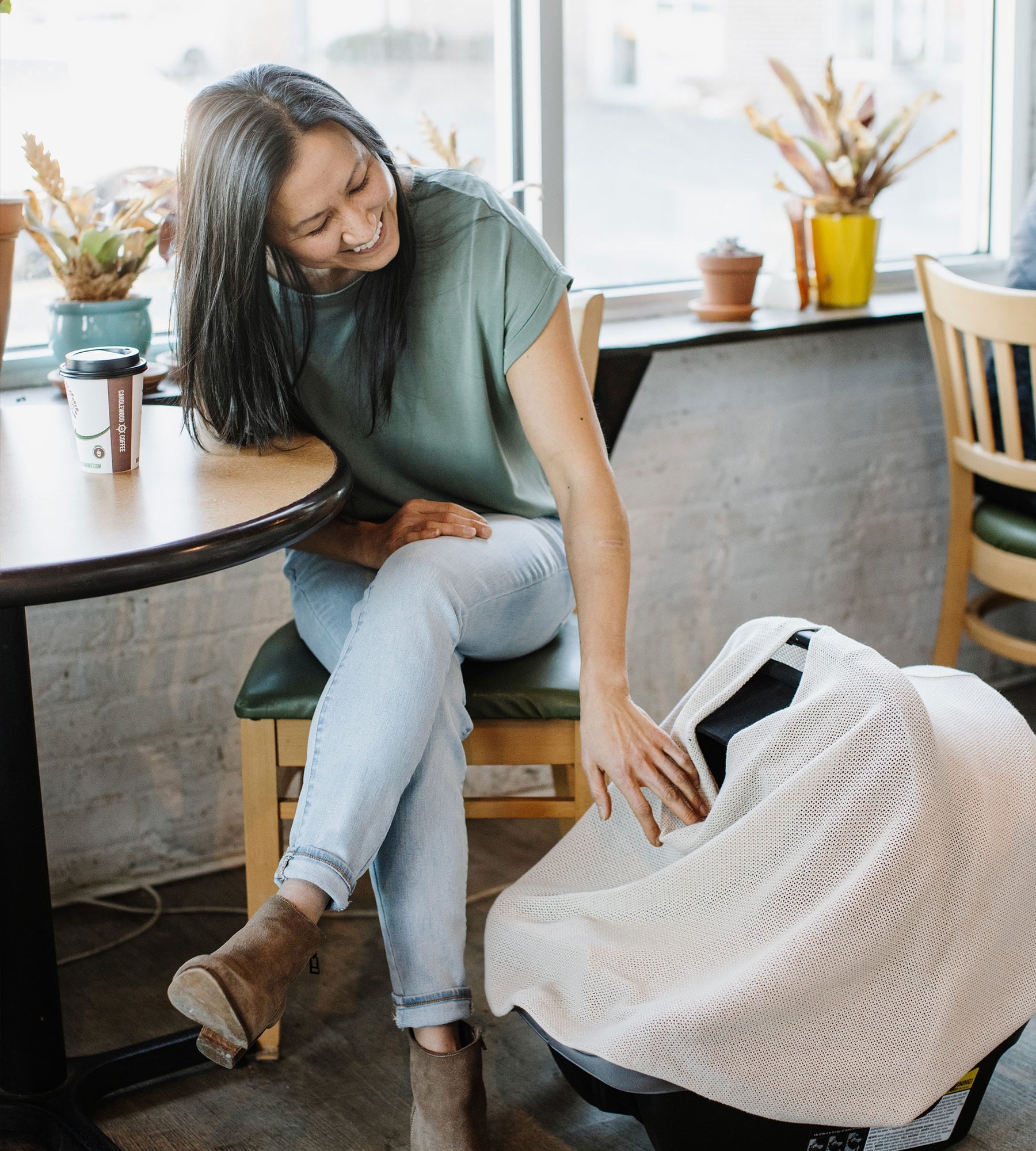 Cozy Canopy™ Nursing Cover - Natural、mySite、g9winljtr