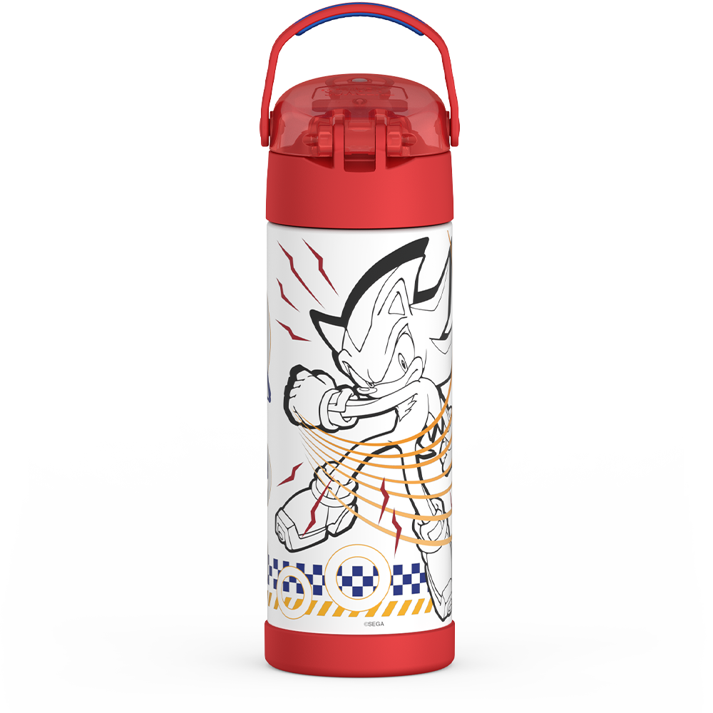 16oz FUNTAINER® WATER BOTTLE SONIC THE HEDGEHOG™、mySite、noshort