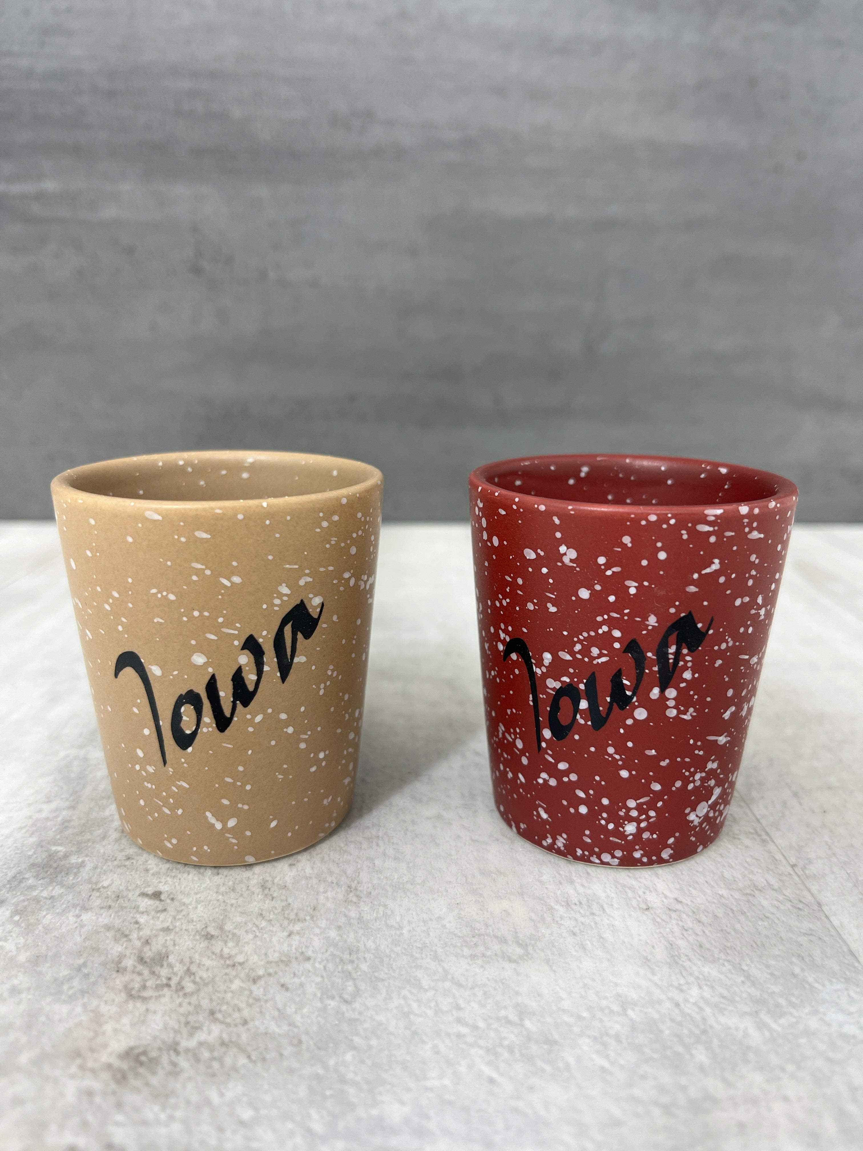 Iowa Splatter Speckled Shot Glass、mySite、garagedoors4me