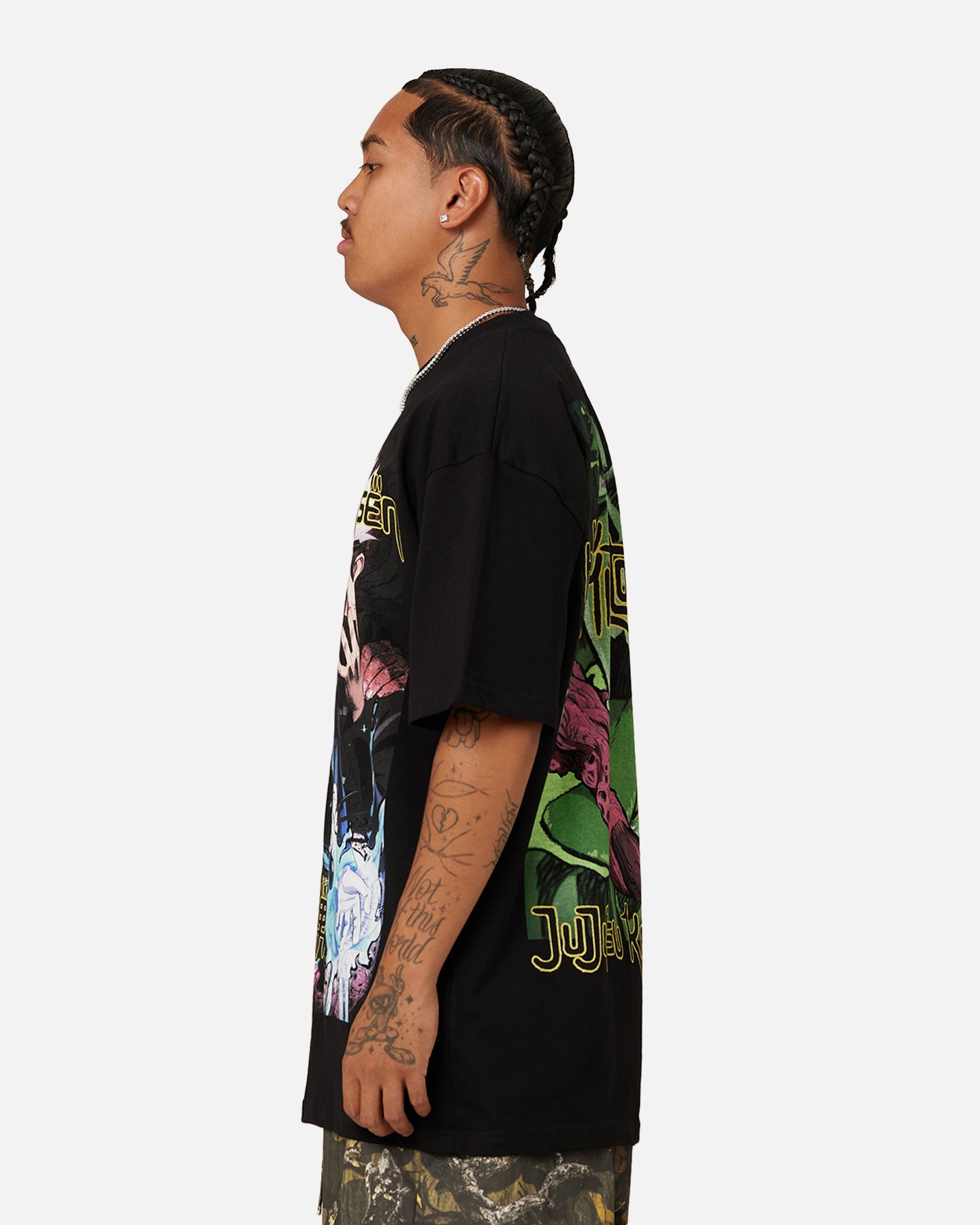 Goat Crew X Jujutsu Kaisen Heavyweight T-Shirt Black、mySite、zt4zffjzw