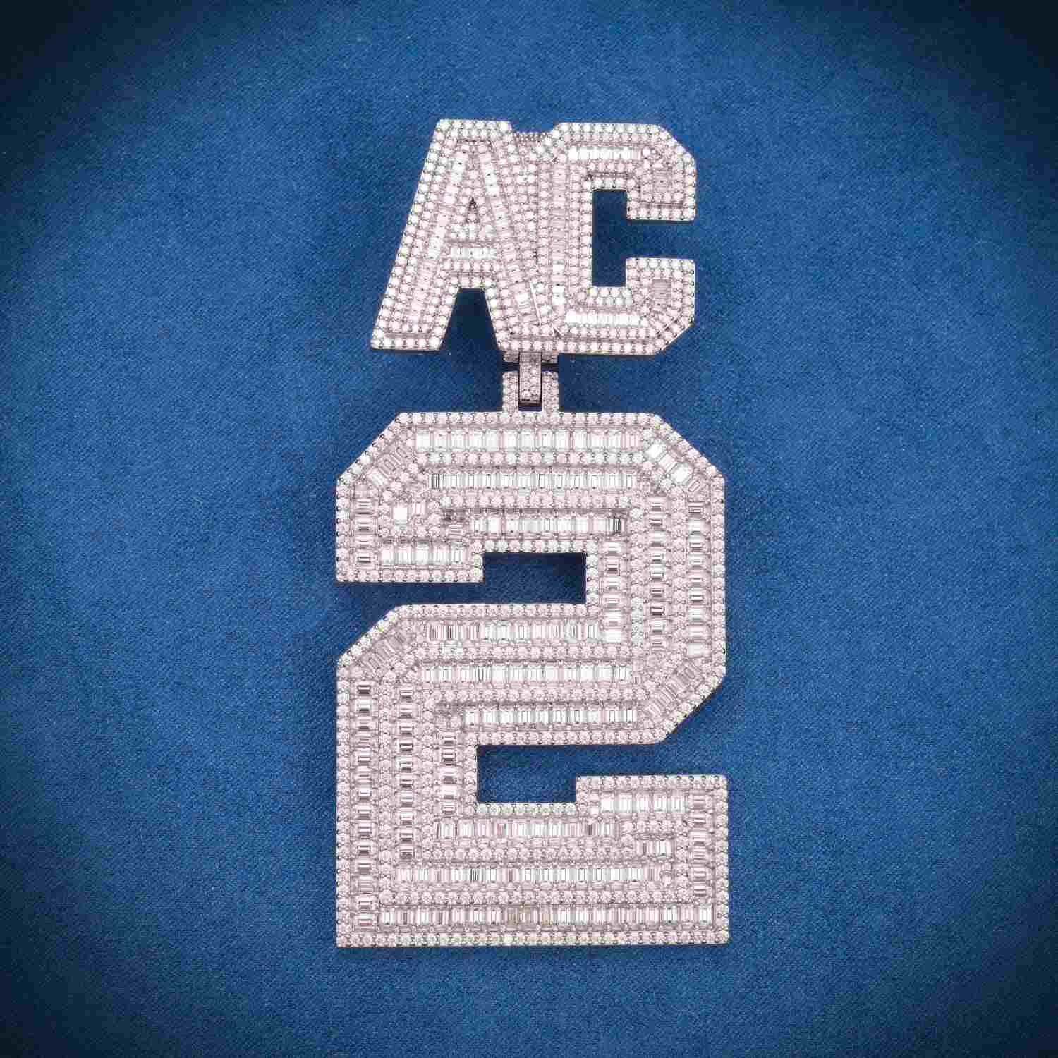 AC Custom Moissanite Pendant 14K Gold、mySite、hinf8tx79