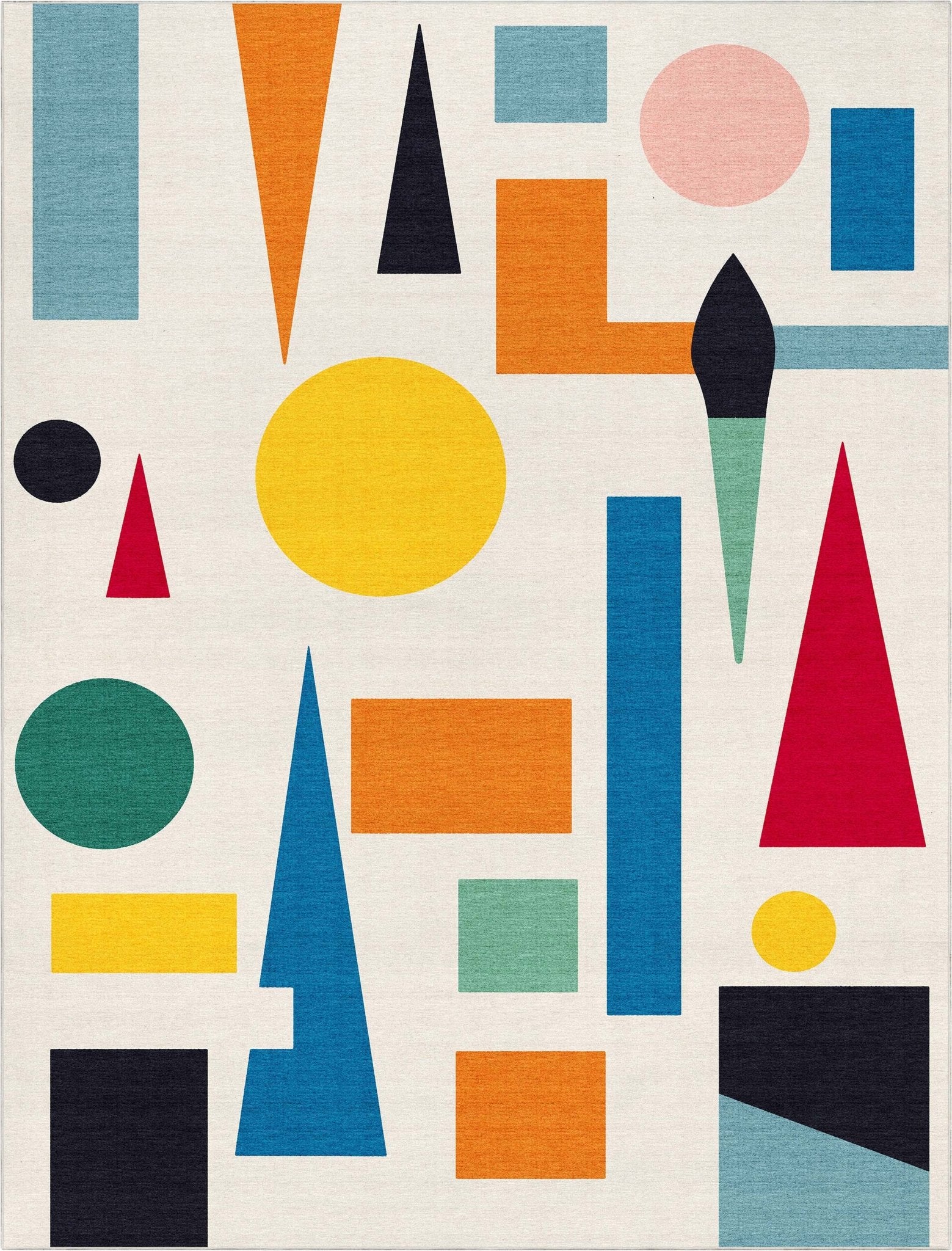 Crayola Modern Abstract Art Color Blast Multi Color Area Rug By Well Woven、mySite、gigharbornorthrealestate