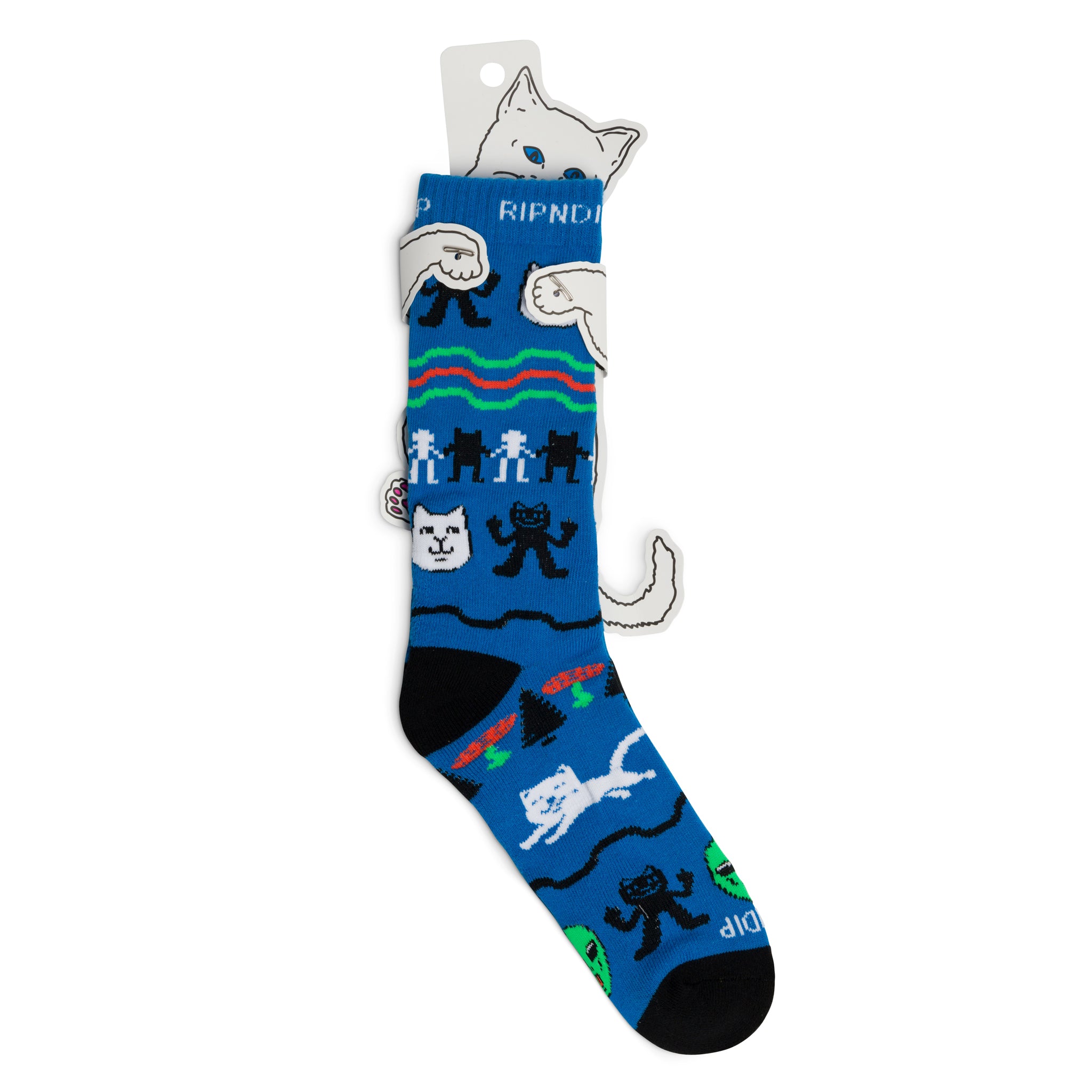  Jolly Holiday Socks (Navy)、mySite、merchandisen