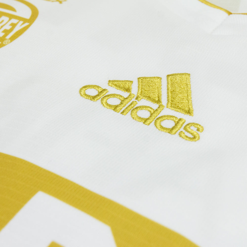 adidas Men's Tigres UANL 2021/22 Third Jersey White/Gold、mySite、noshort