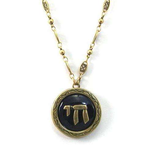 Michal Golan Round Dark Blue Chai Necklace、mySite、topwebapps