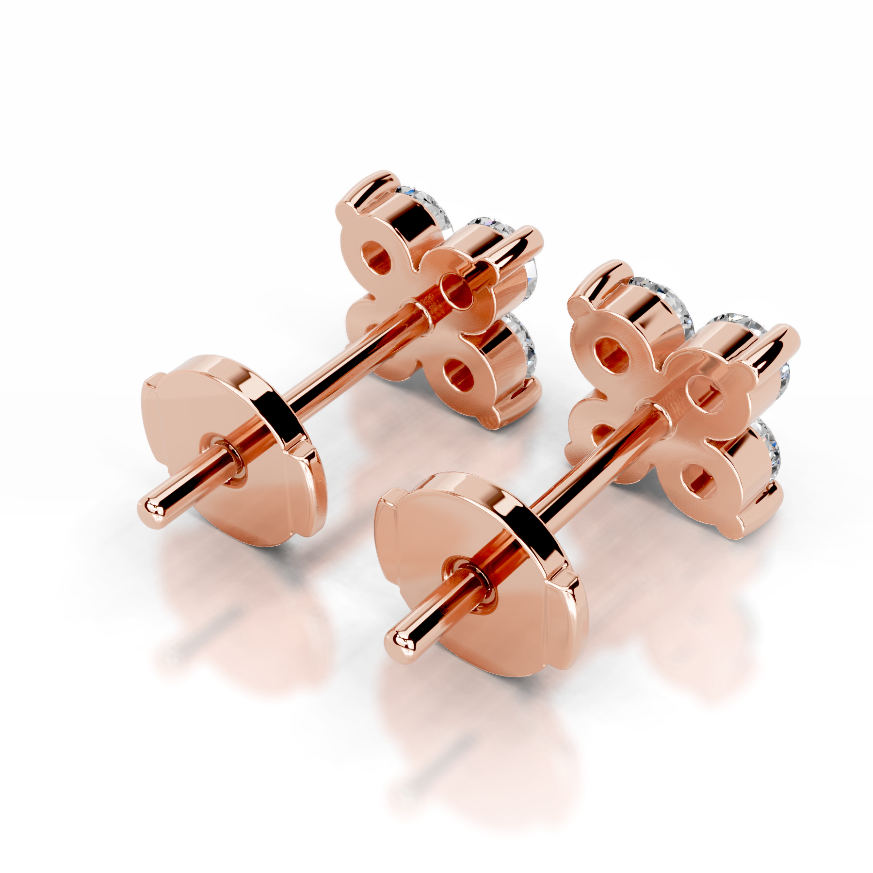 Aurelia Diamond Studs Earrings (0.40 Carat) -14K Rose Gold、mySite、hinf8tx79