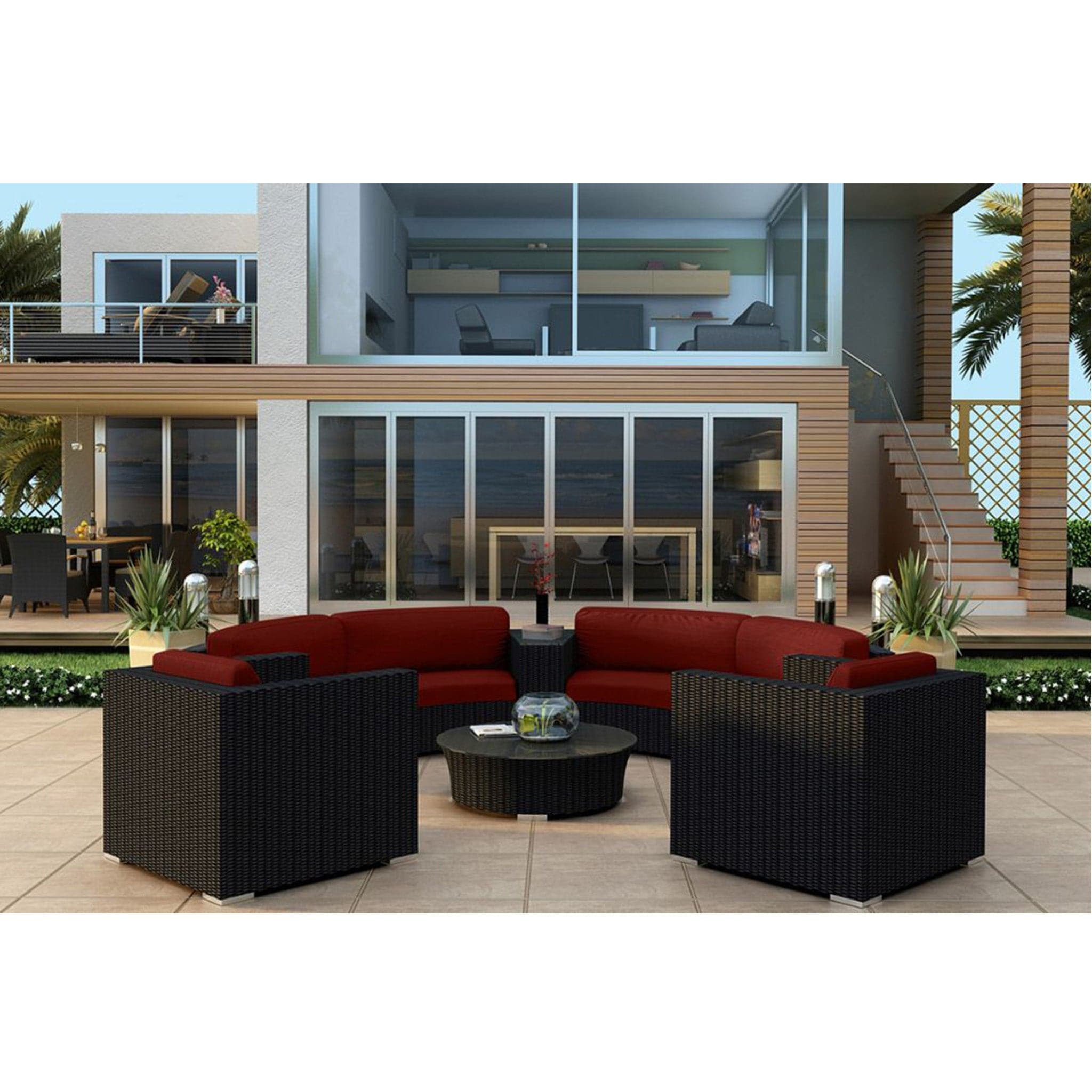 Urbana 6 Piece Curve Sectional Set、mySite、neckold