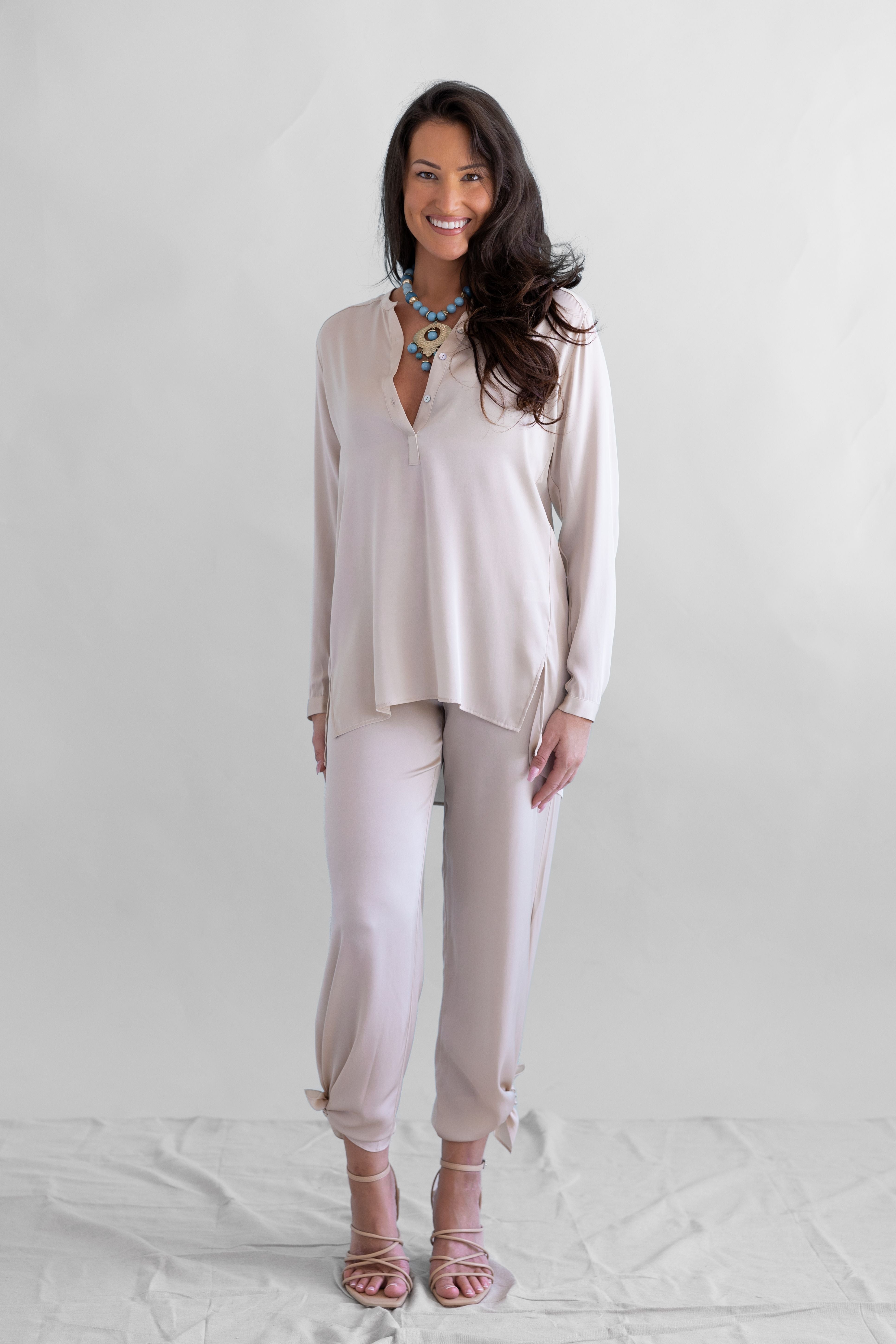 Nouvelle Silk95Five Montenegro Tunic、mySite、noshort