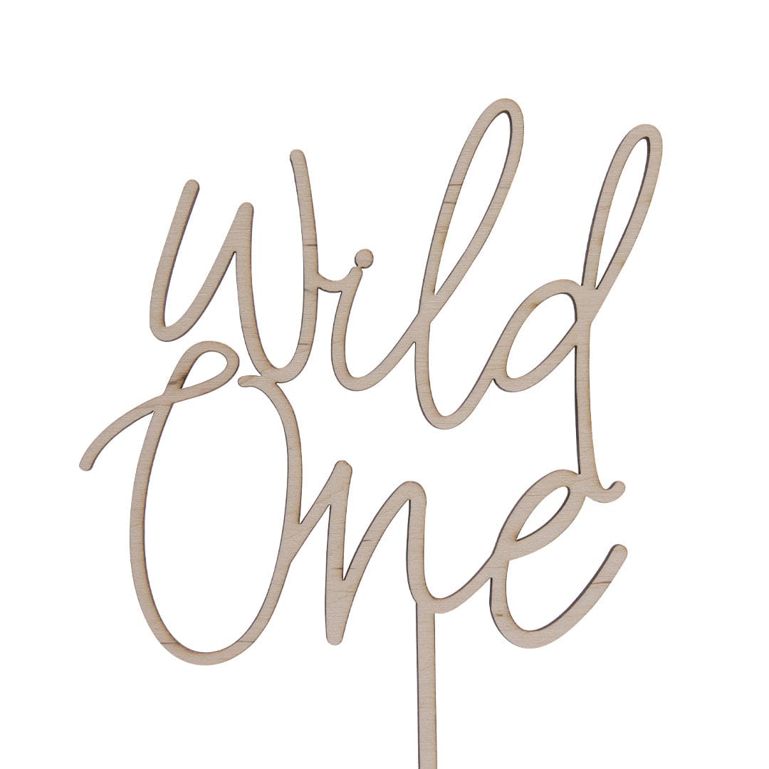  Caketopper - Wild One Holz、mySite、elrpsem3k