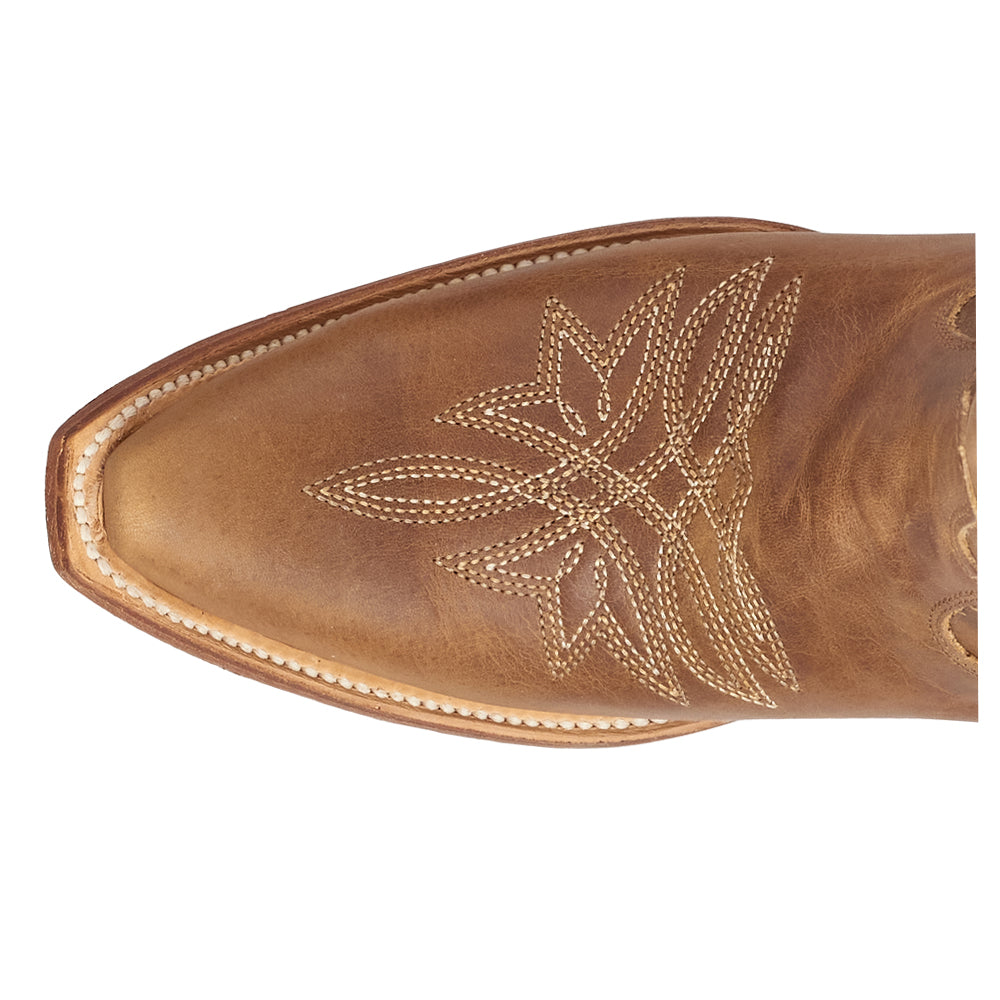 Sandaga Knee High Embroidered Snip Toe Zippered Cowboy Boots、mySite、gtrtttuynbv