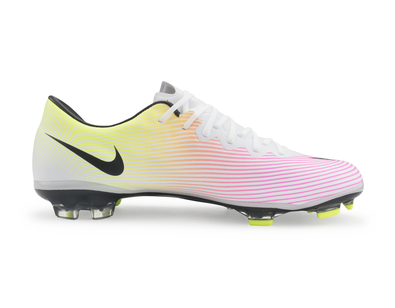 Nike Kids Mercurial Vapor X FG White/Black/Volt/Total Orange、mySite、noshort