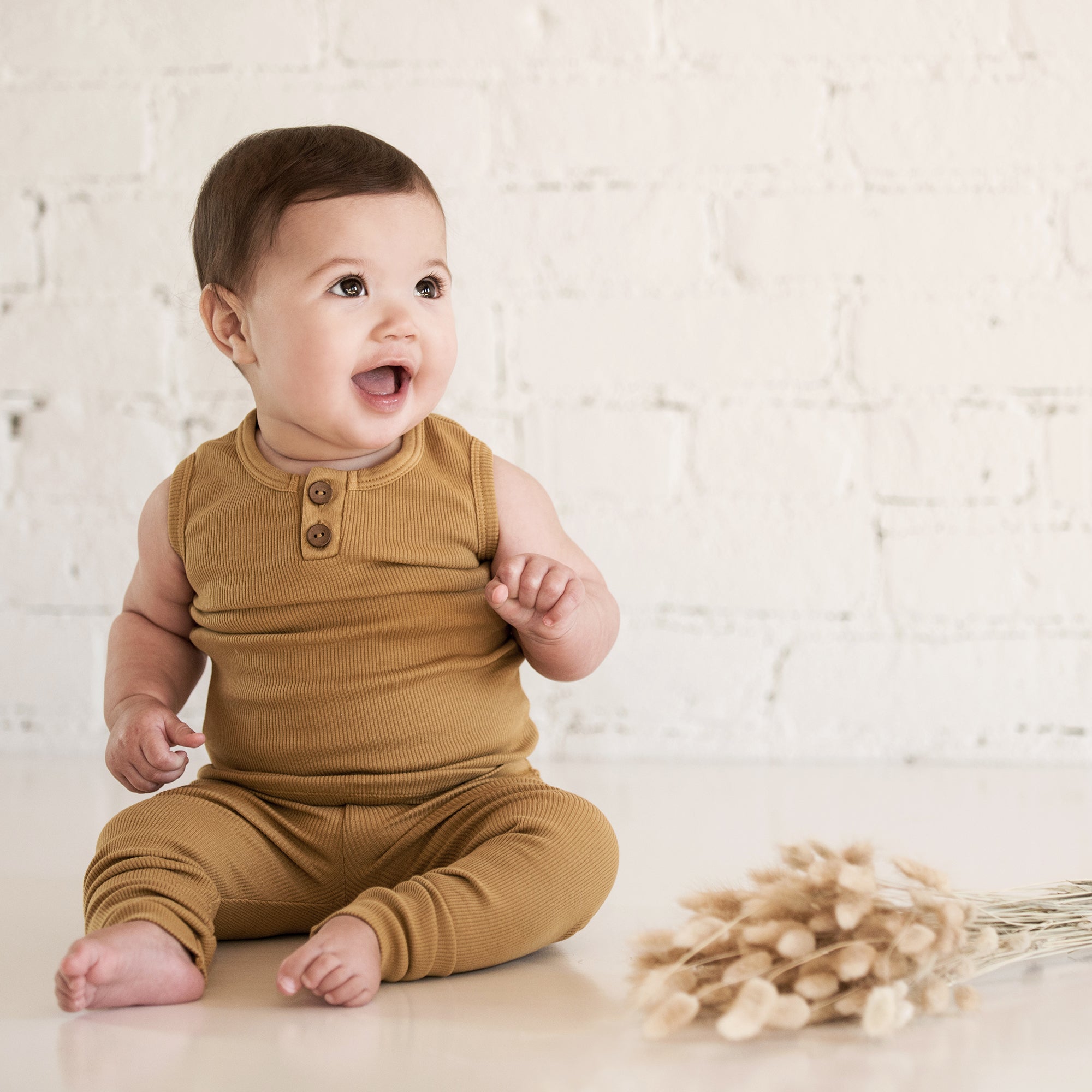 Organic Vintage Leggings - Ochre、mySite、g9winljtr