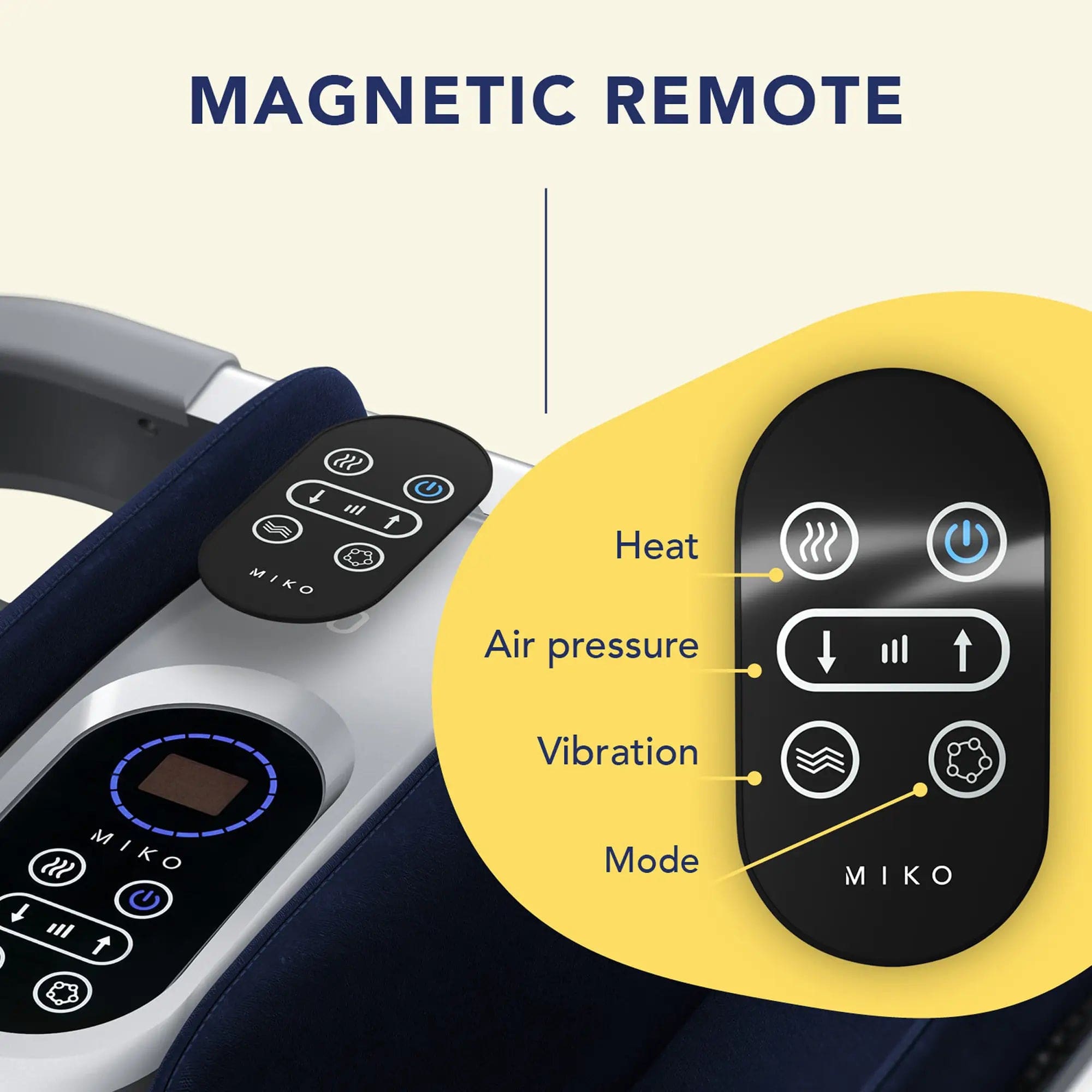 Miko Foot and Leg Massager with Heat, Compression Massage、mySite、g9winljtr
