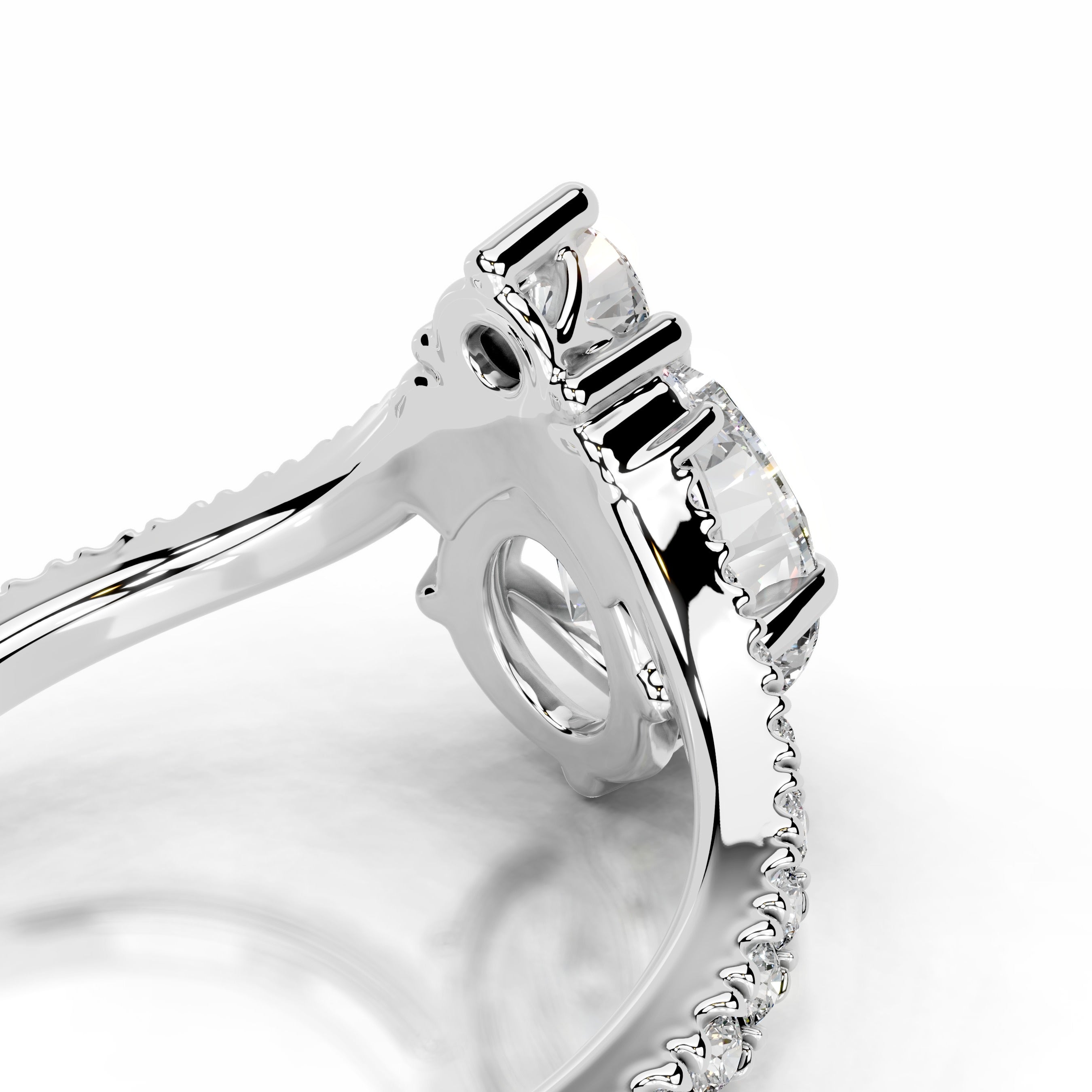 Thea Diamond Engagement Ring - 14K White Gold、mySite、hinf8tx79