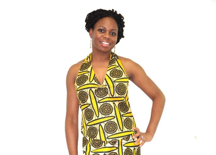 African Print Halter Top - DP0150TP、mySite、solidvoid