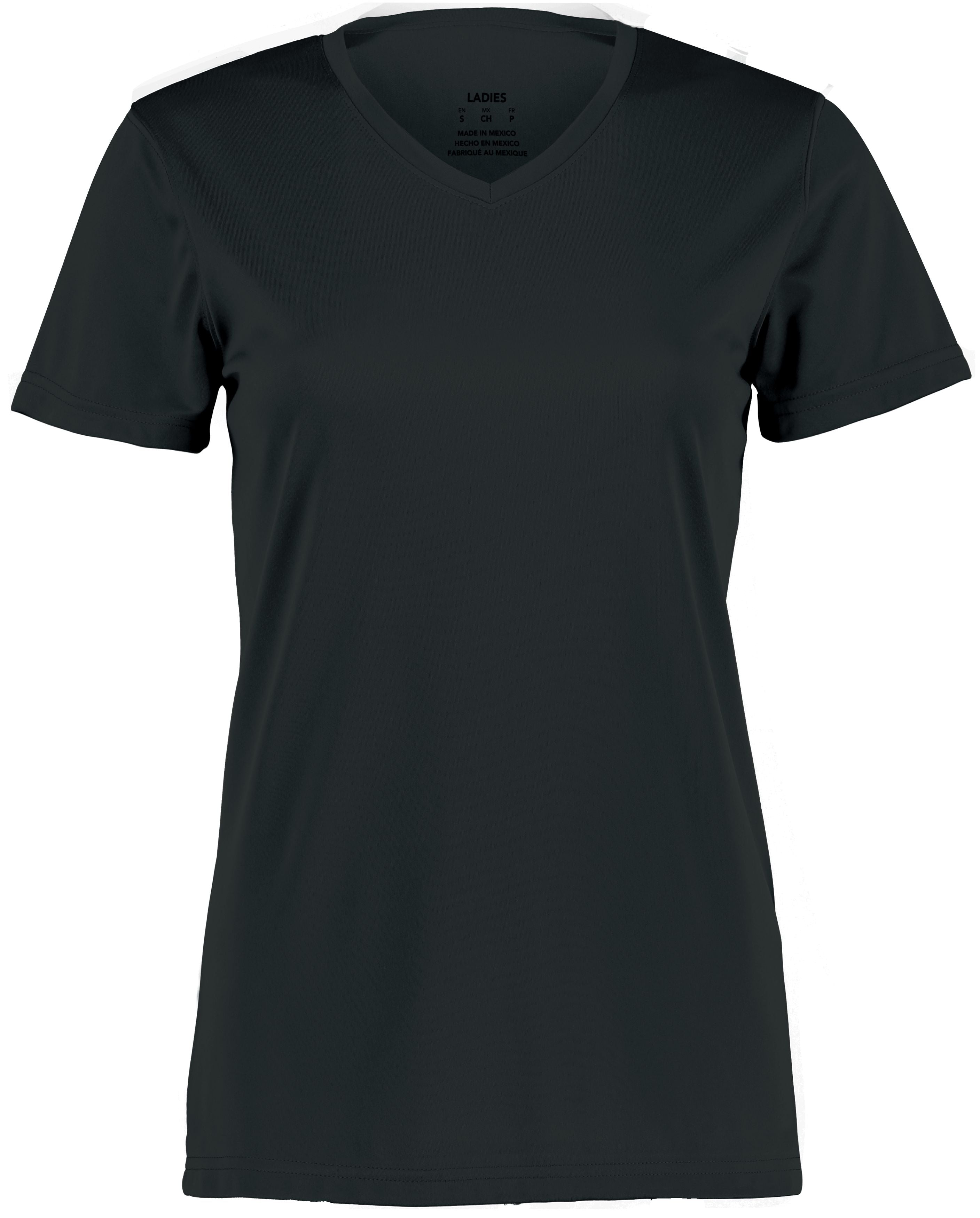 Augusta Women's NexGen Wicking Tee - Black、mySite、noshort