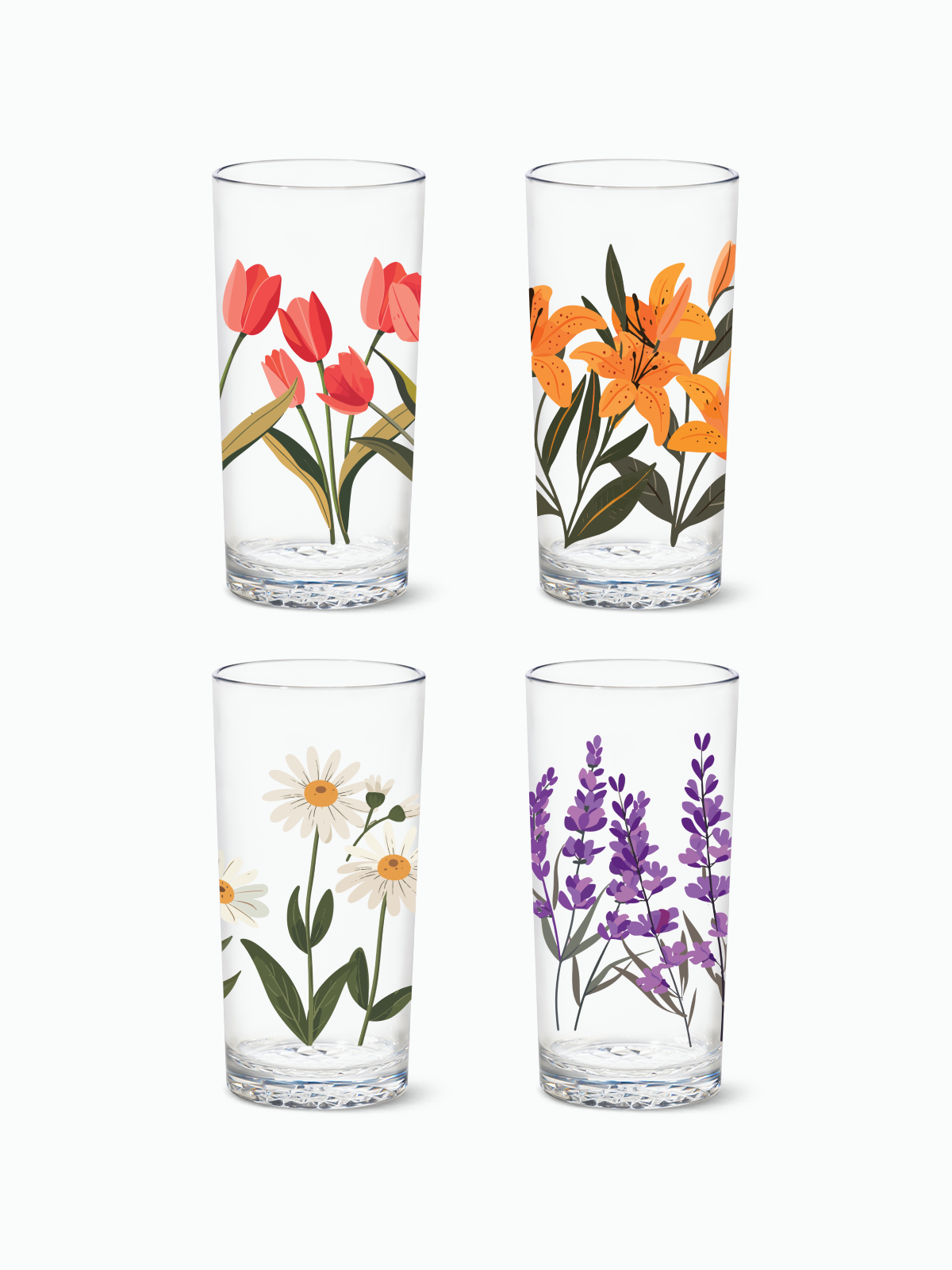 Floral Fantasy 2.0 - RESERVE 14oz Highball Tritan Copolyester Glass、mySite、camillekostekn