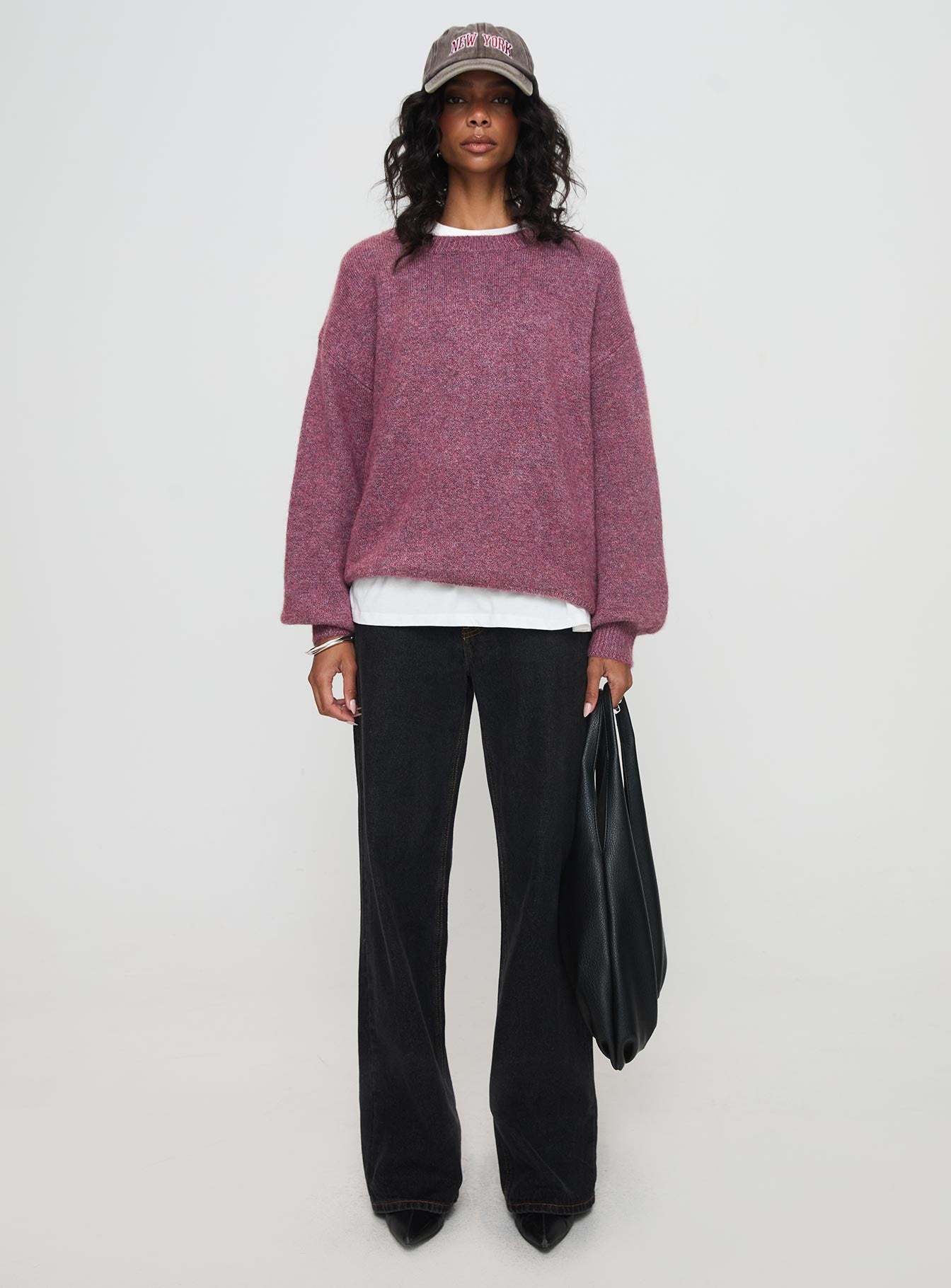 Ryanna Sweater Burgundy、mySite、solidvoid