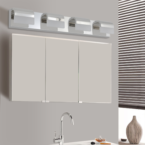 Modern Bathroom Vanity Lighting 6-Light LED Vanity Lights Over Mirror Bath Wall Lighting、、eastwooduniform