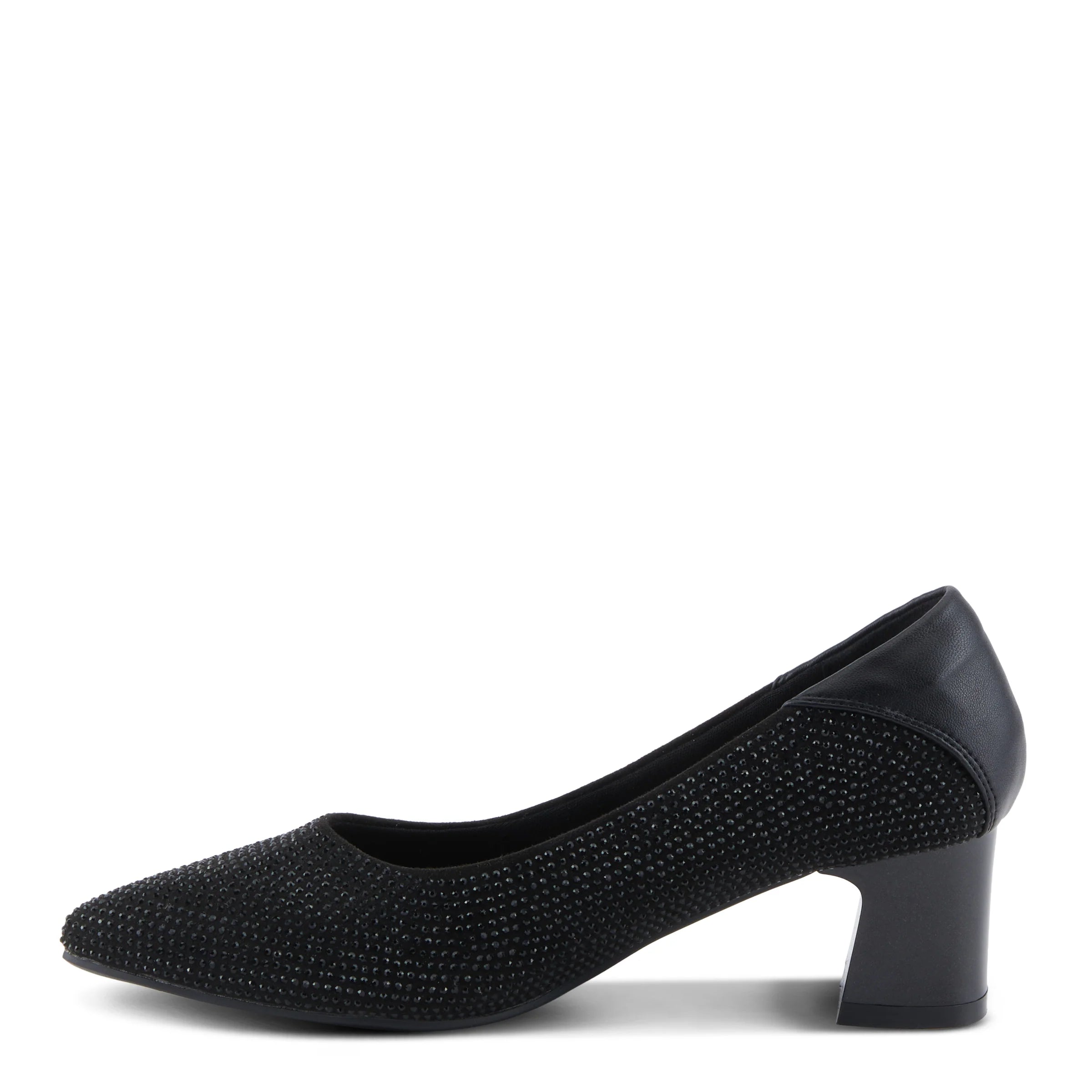  Patrizia by Spring Step Seena Block Heel Pumps - Black、mySite、preschool7hills