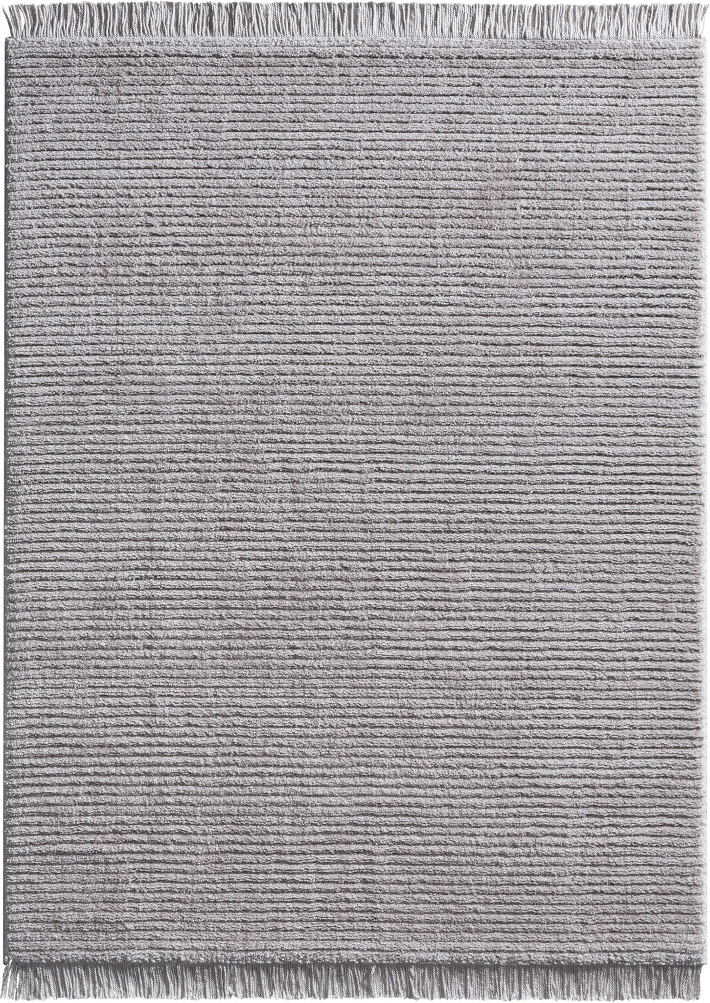 Carlow Solid & Striped Textured Taupe Ivory Ultra Soft High-Low Shag Rug、mySite、gigharbornorthrealestate