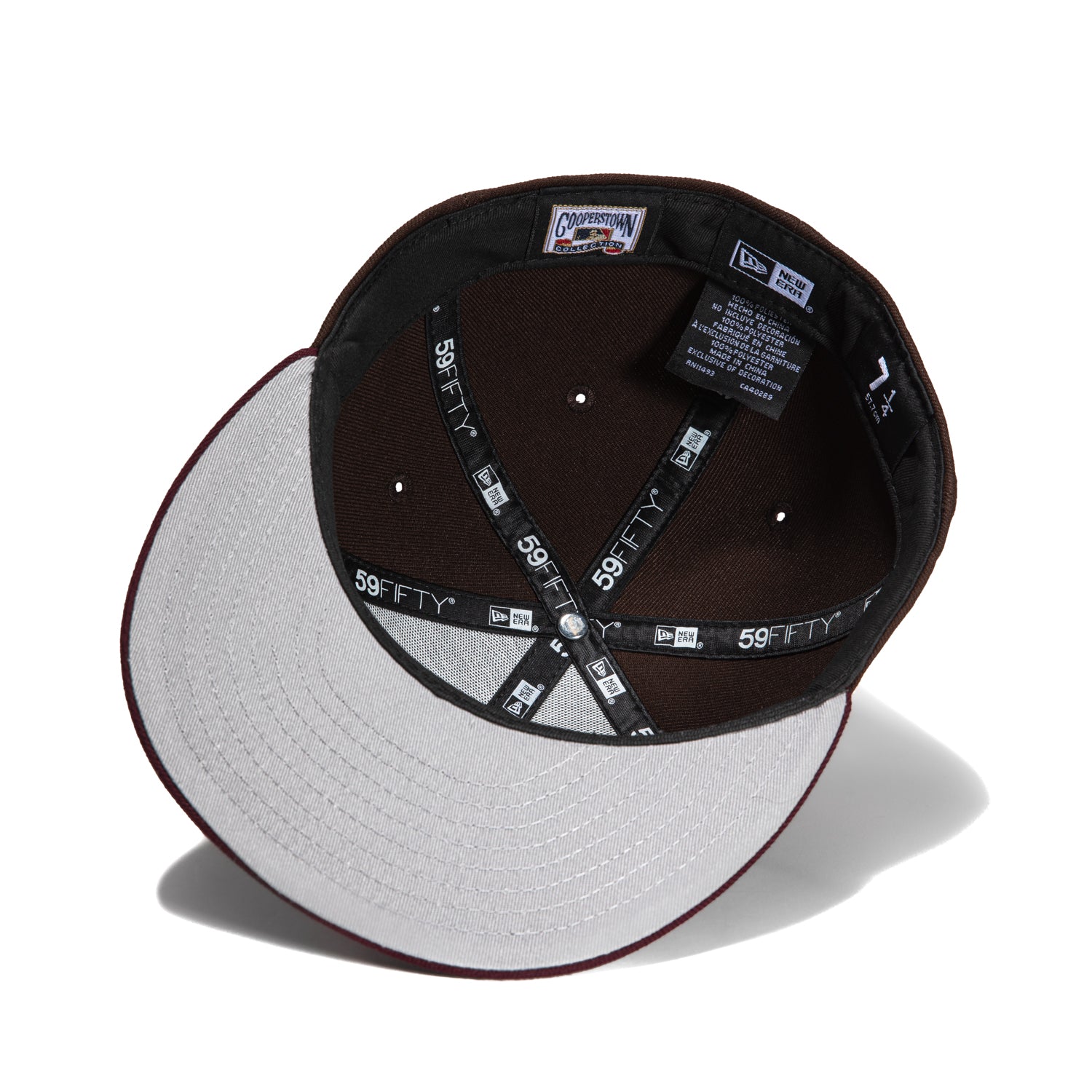 New Era 59Fifty New York Yankees 1949 World Series Patch Hat - Brown, Maroon、mySite、vikingsvslions