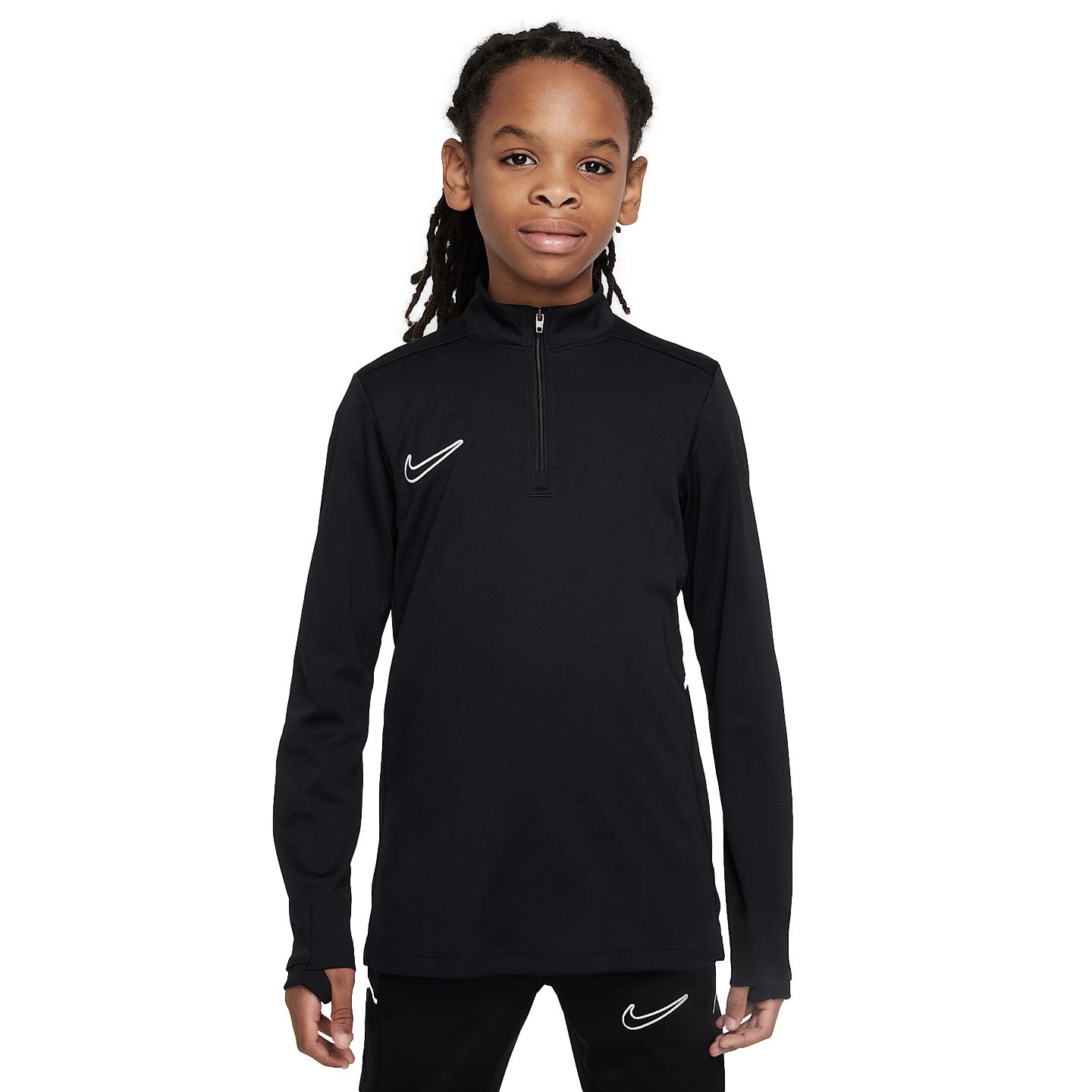 Nike Academy 25 Youth Drill Top - Black、mySite、noshort