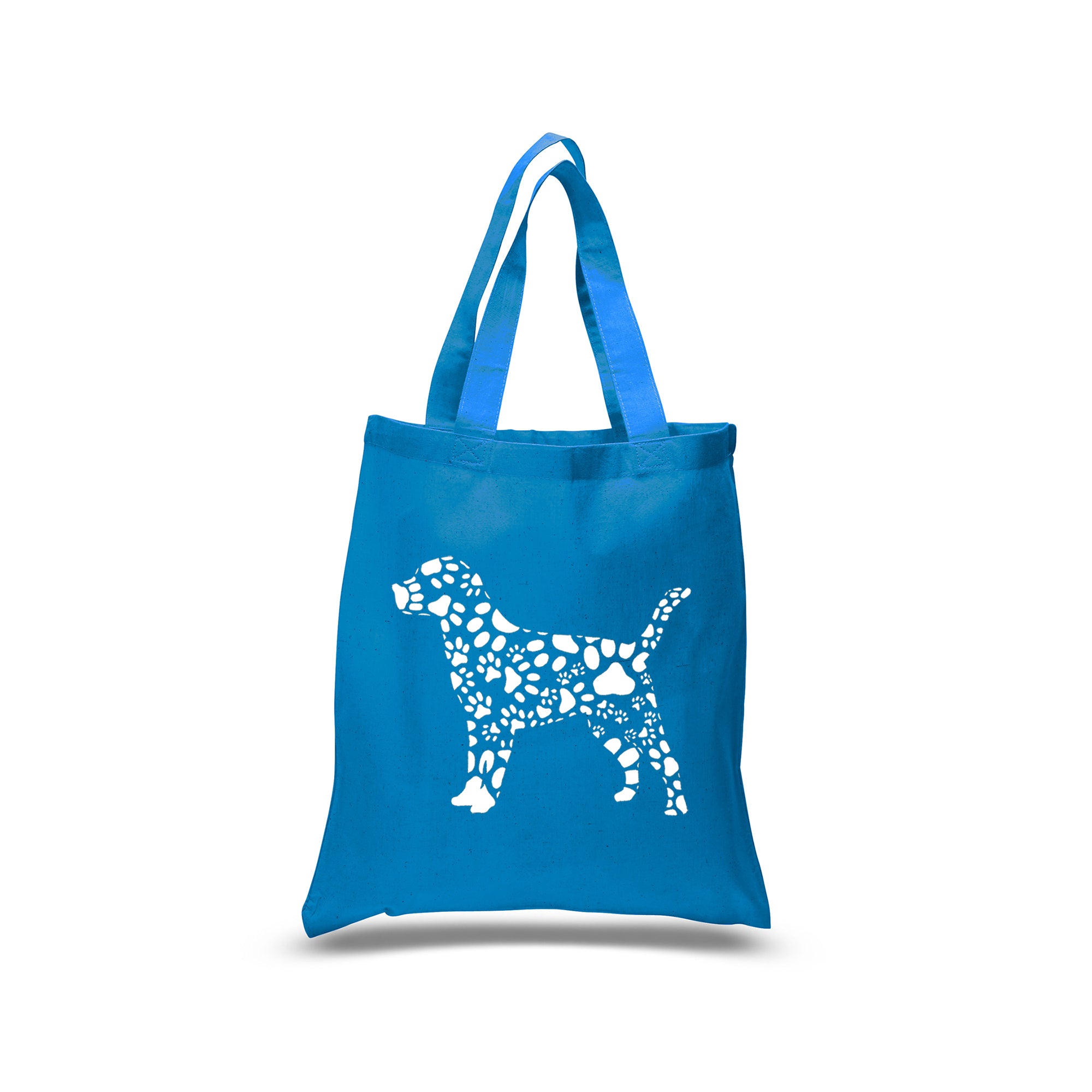 Dog Paw Prints - Small Word Art Tote Bag、mySite、camillekostekn