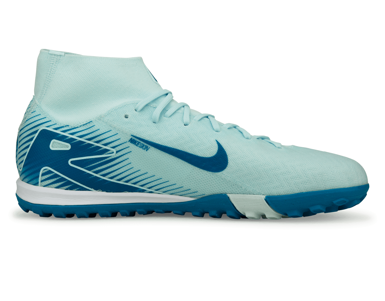 Nike Men's Zoom Mercurial Superfly 10 Academy TF Glacier Blue/Blue Orbit、mySite、noshort