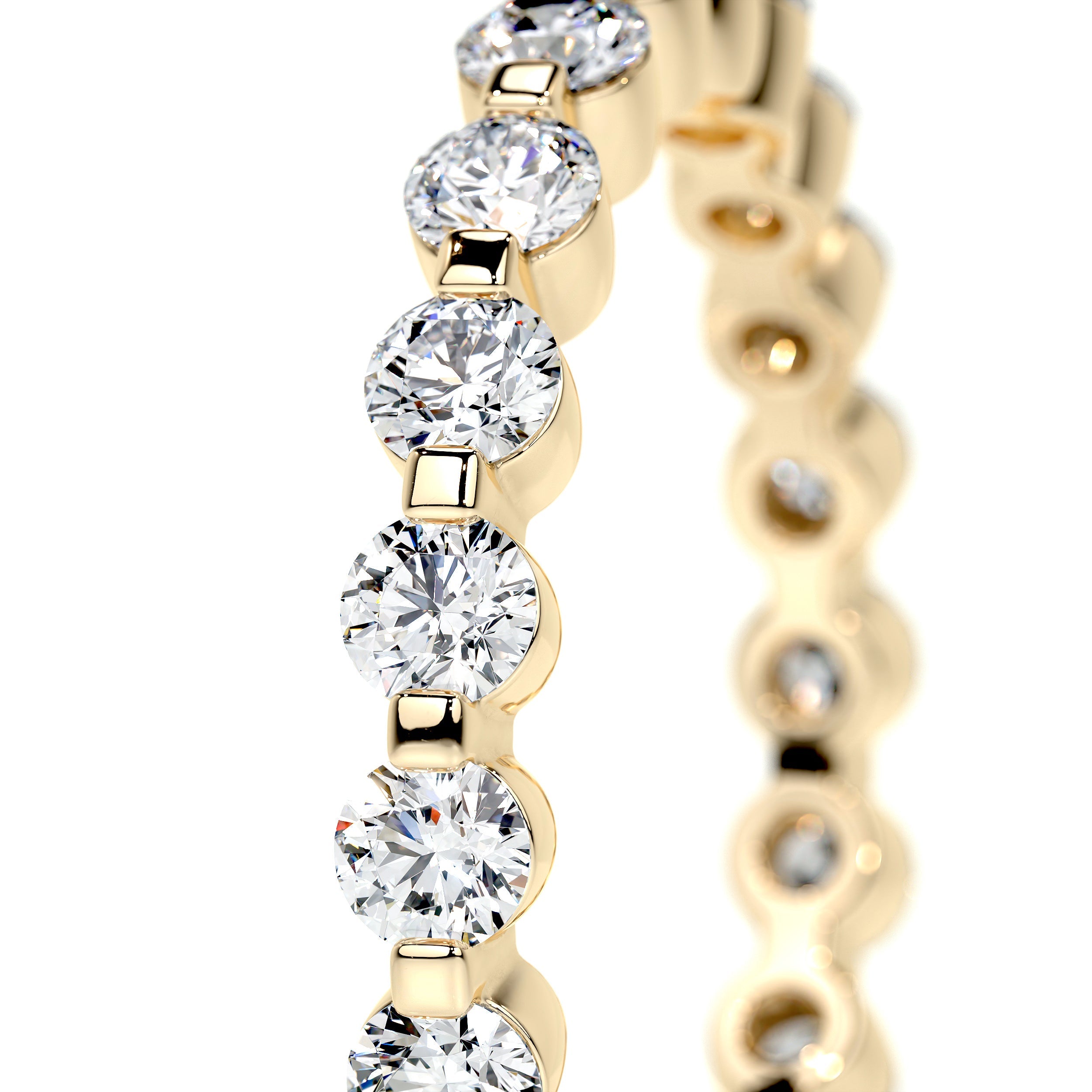 Josie Lab Grown Eternity Wedding Ring (1 Carat) -18K Yellow Gold (RTS)、mySite、hinf8tx79