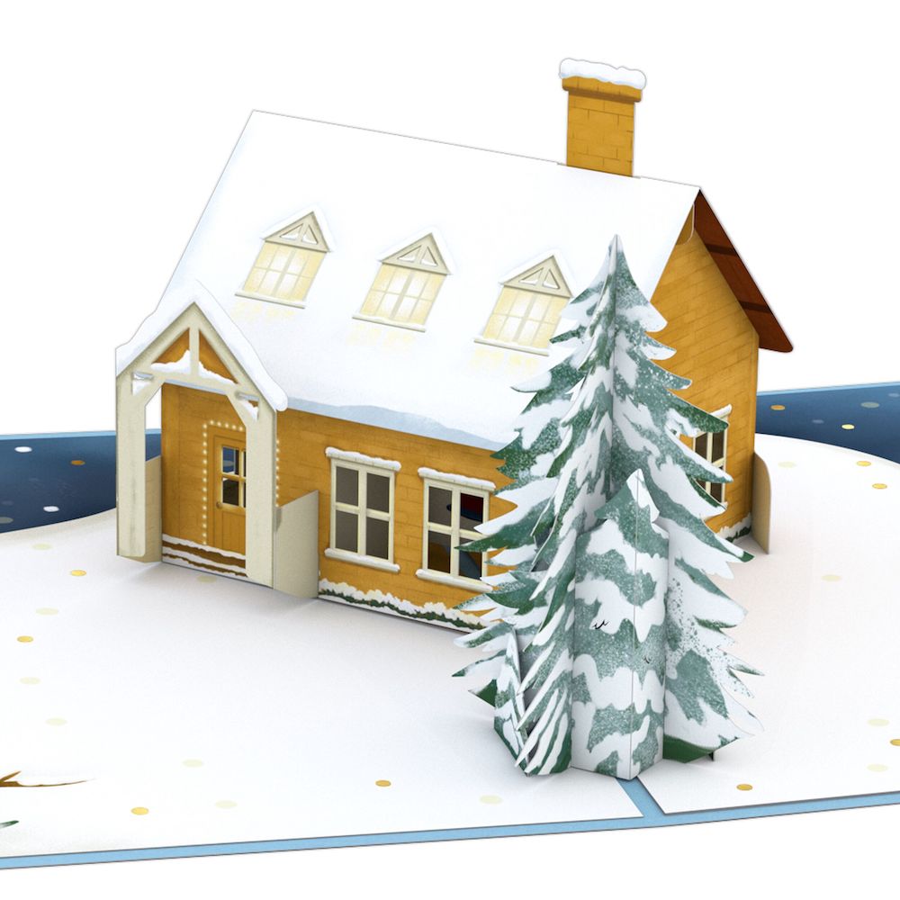 Happy Holidays House Pop-Up Card、mySite、solidvoid