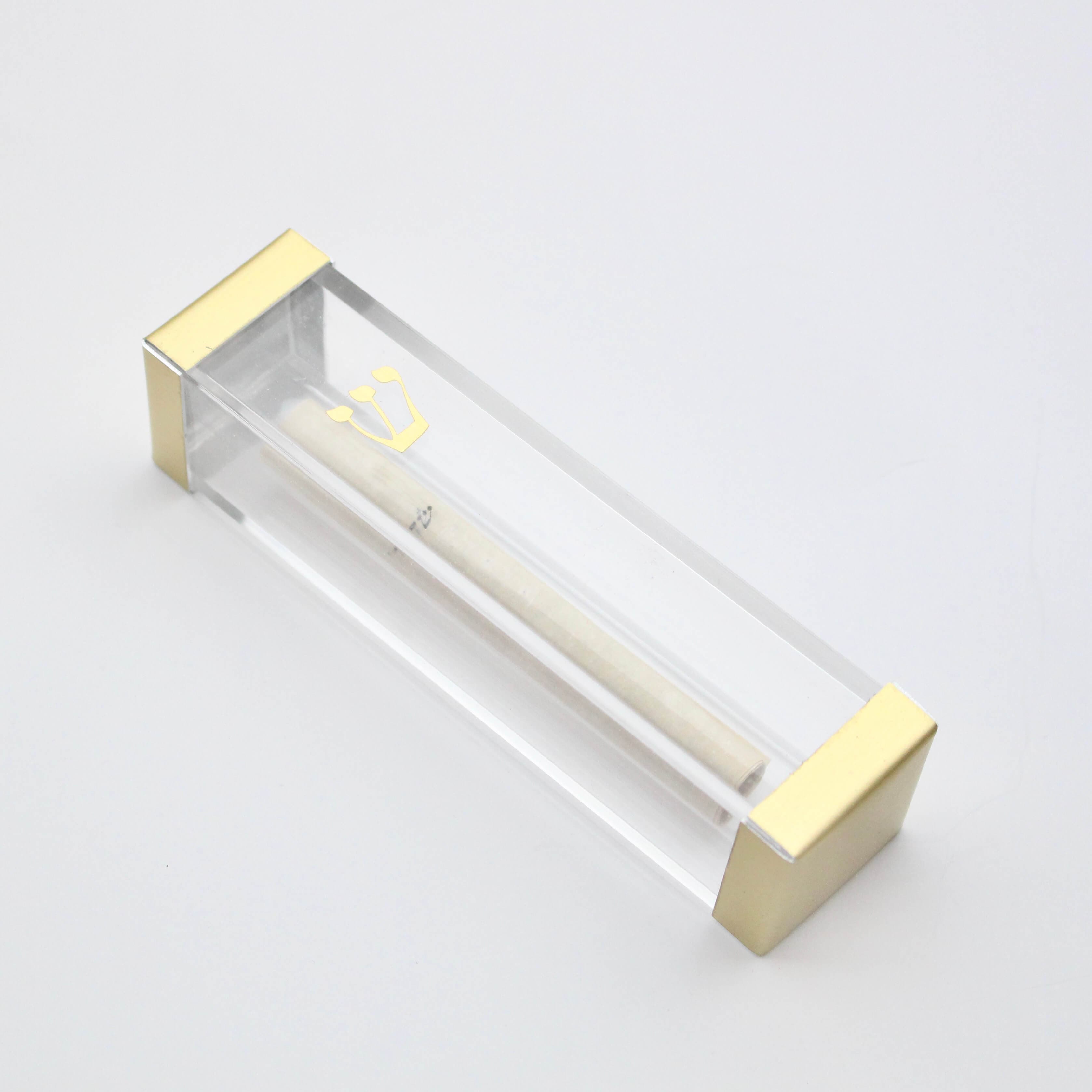 Fill-Your-Own Wedding Shards Mezuzah - Gold、mySite、topwebapps