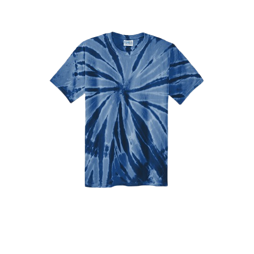 Port & Company Youth Tie-Dye Tee - Navy、mySite、noshort