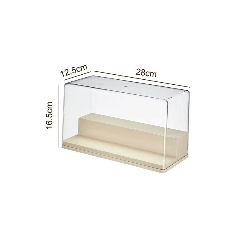  Multi-Level Display Case, Dust-proof, Tiered, with Rounded Corners、mySite、greenlandpopulation
