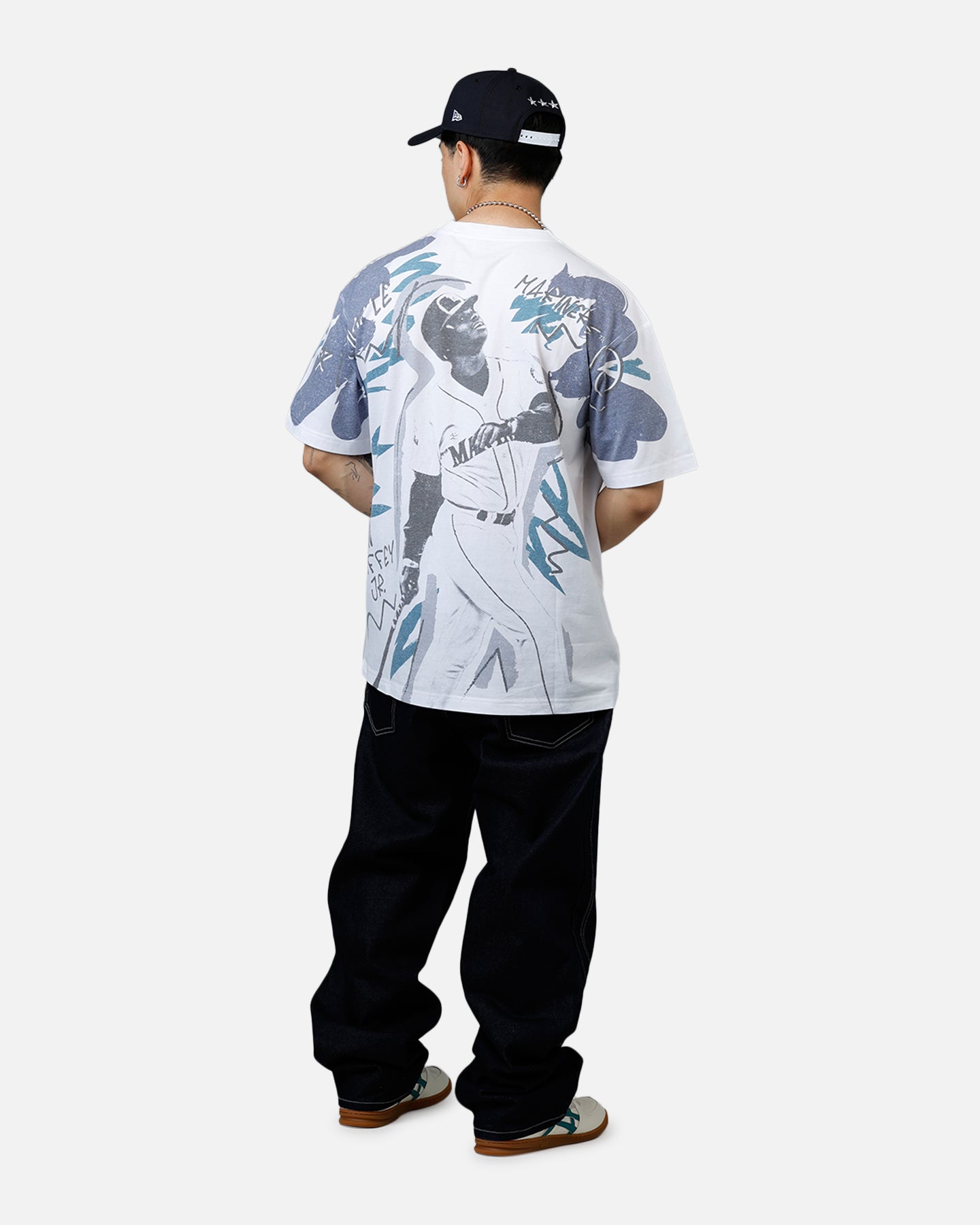 Mitchell & Ness Ken Griffey Jr. Showstopper T-Shirt Navy、mySite、zt4zffjzw