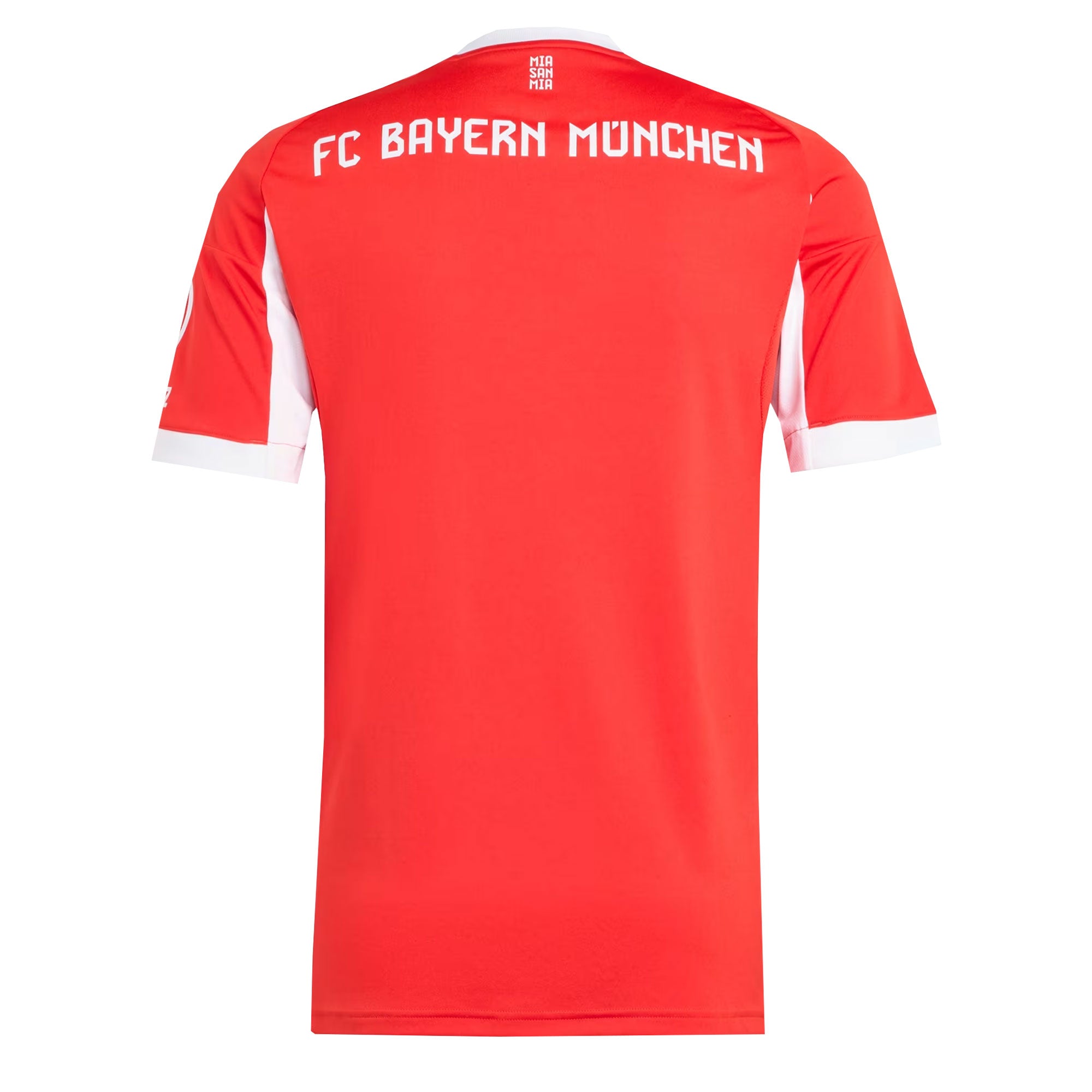 adidas Men's Bayern Munich 2025/26 Home Jersey Red/White、mySite、noshort