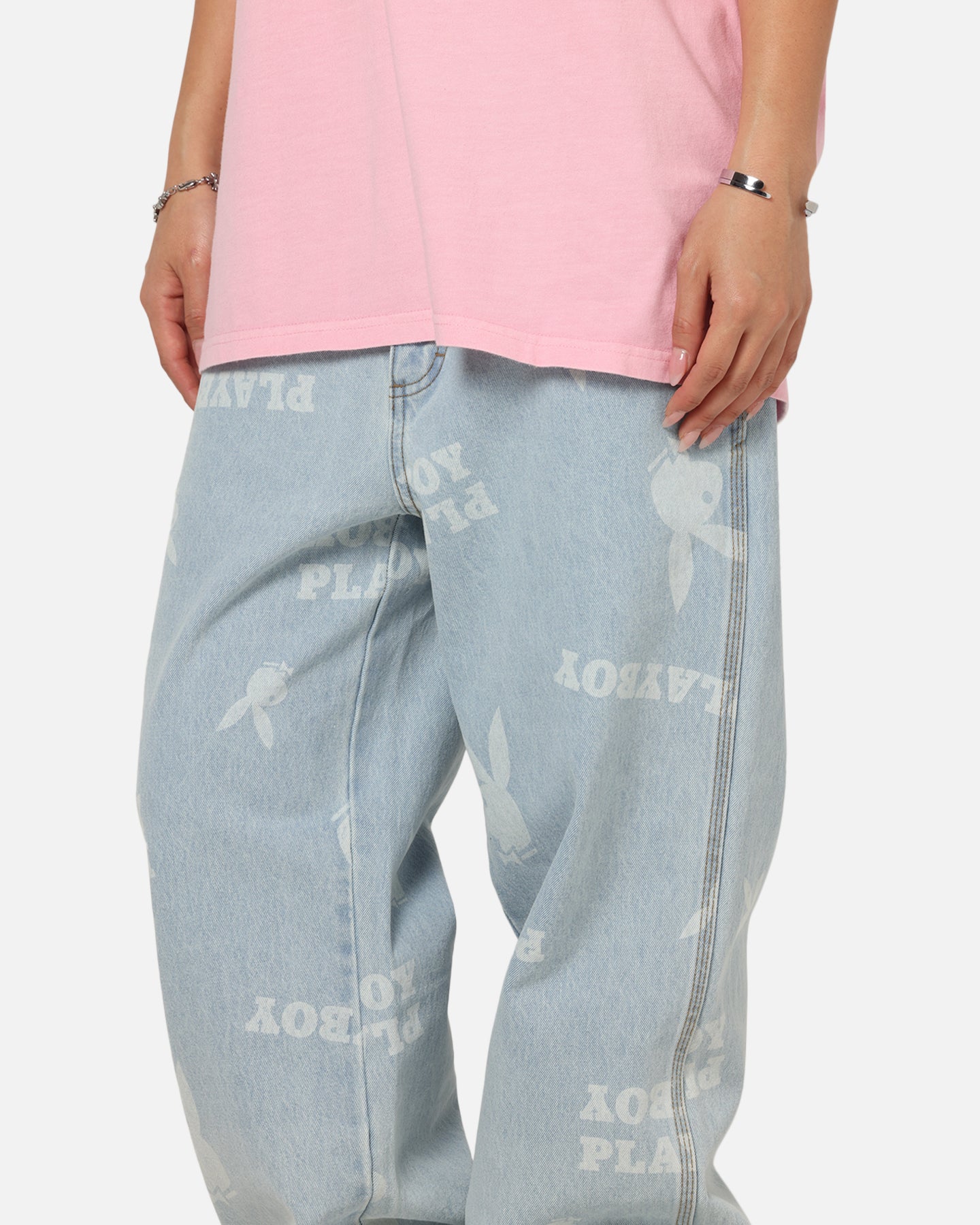 Playboy Mess Denim Jeans Light Indigo、mySite、zt4zffjzw