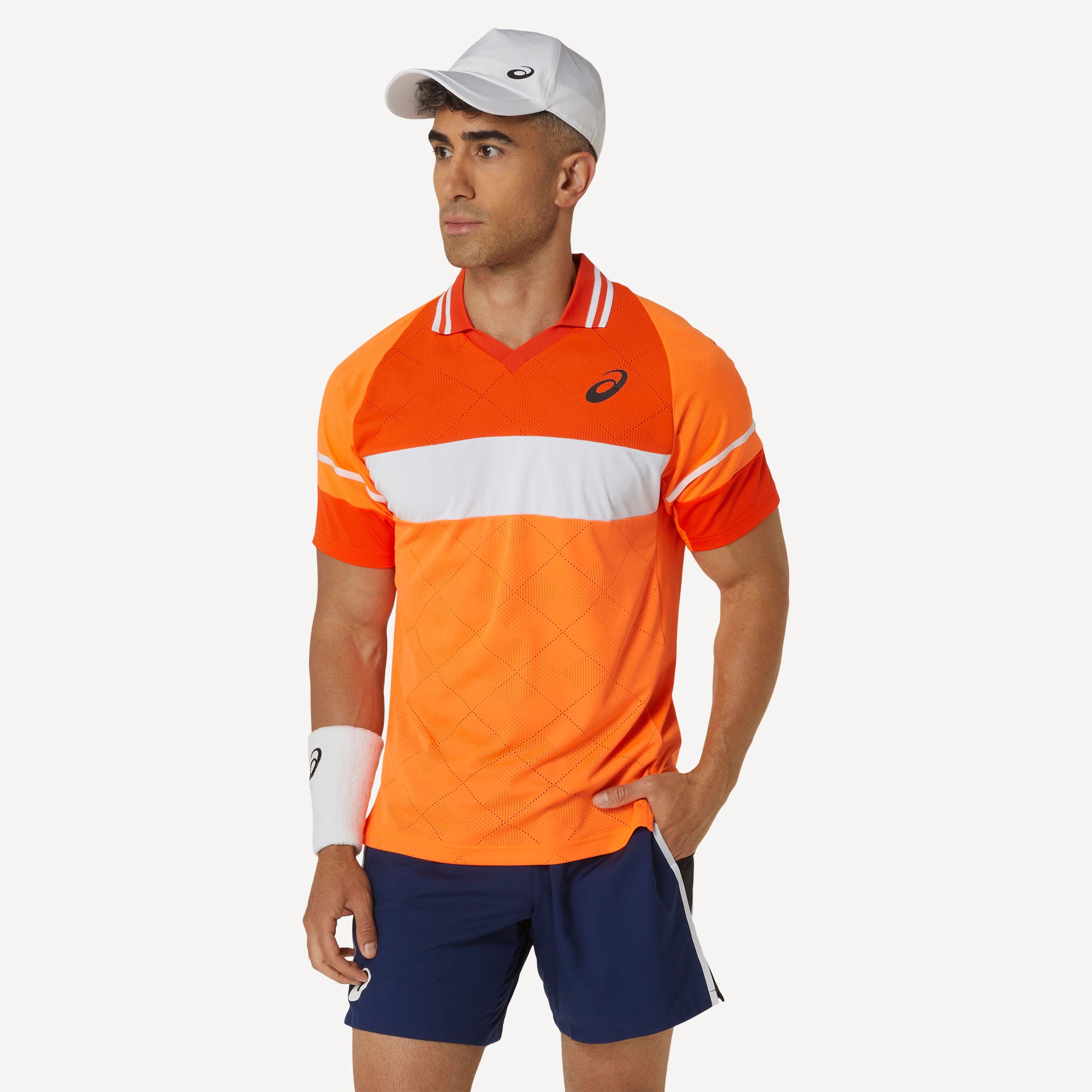 ASICS Match Men's Tennis Polo、mySite、neckold