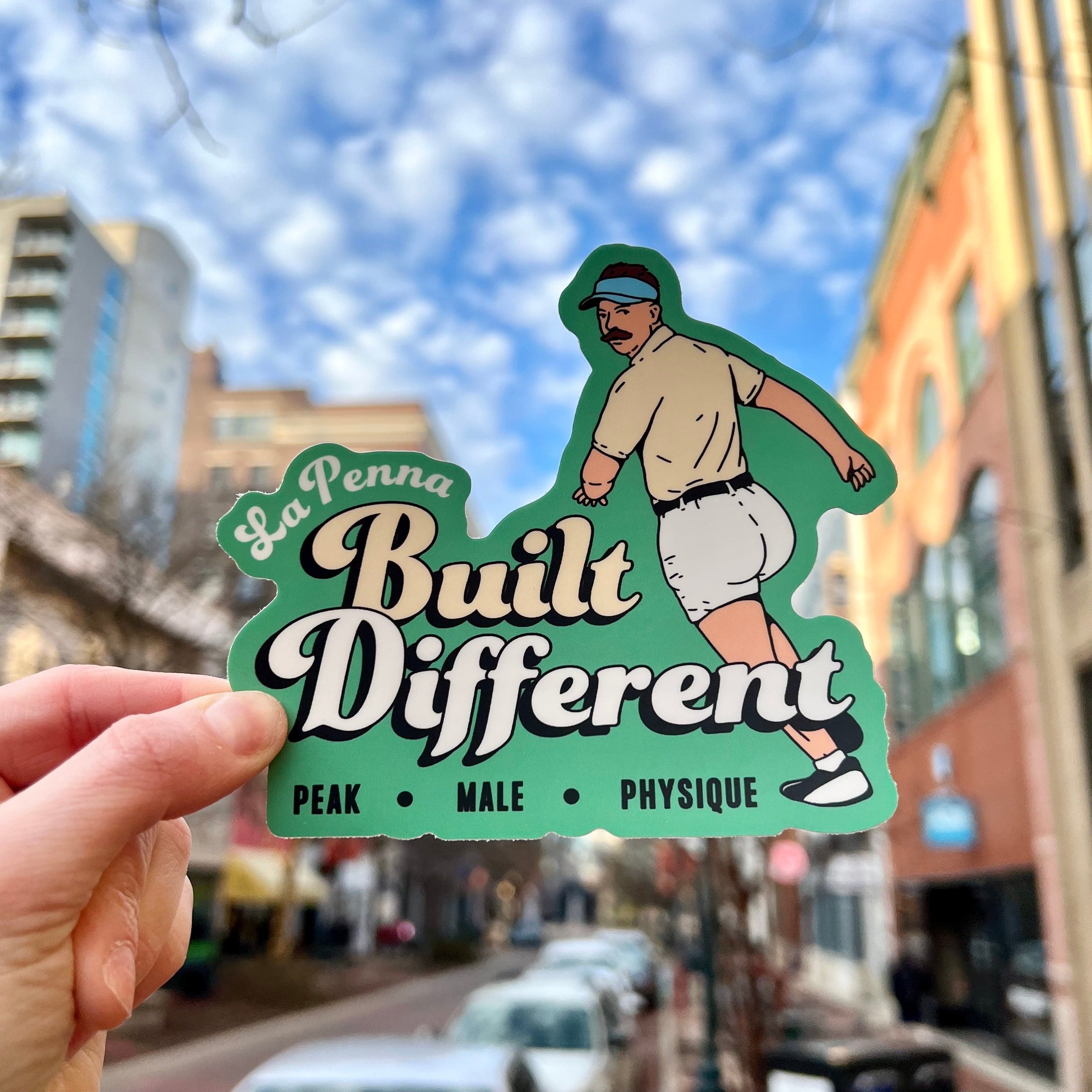  Built Different Frankie Lapenna Sticker、mySite、elrpsem3k