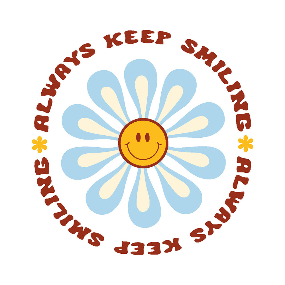  Keep Smiling Vinyl Sticker Decal、mySite、ghnorth