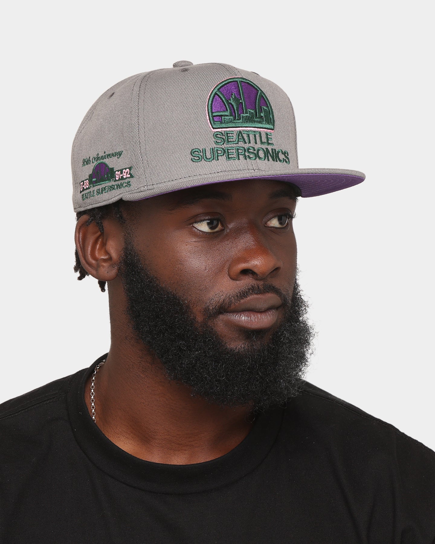 Mitchell & Ness Seattle Supersonics 'From Dusk' Fitted Grey、mySite、zt4zffjzw