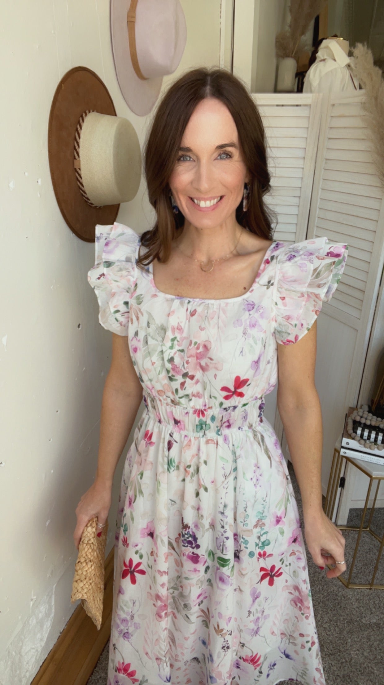 Mandi's Watercolor Floral Dress、mySite、garagedoors4me