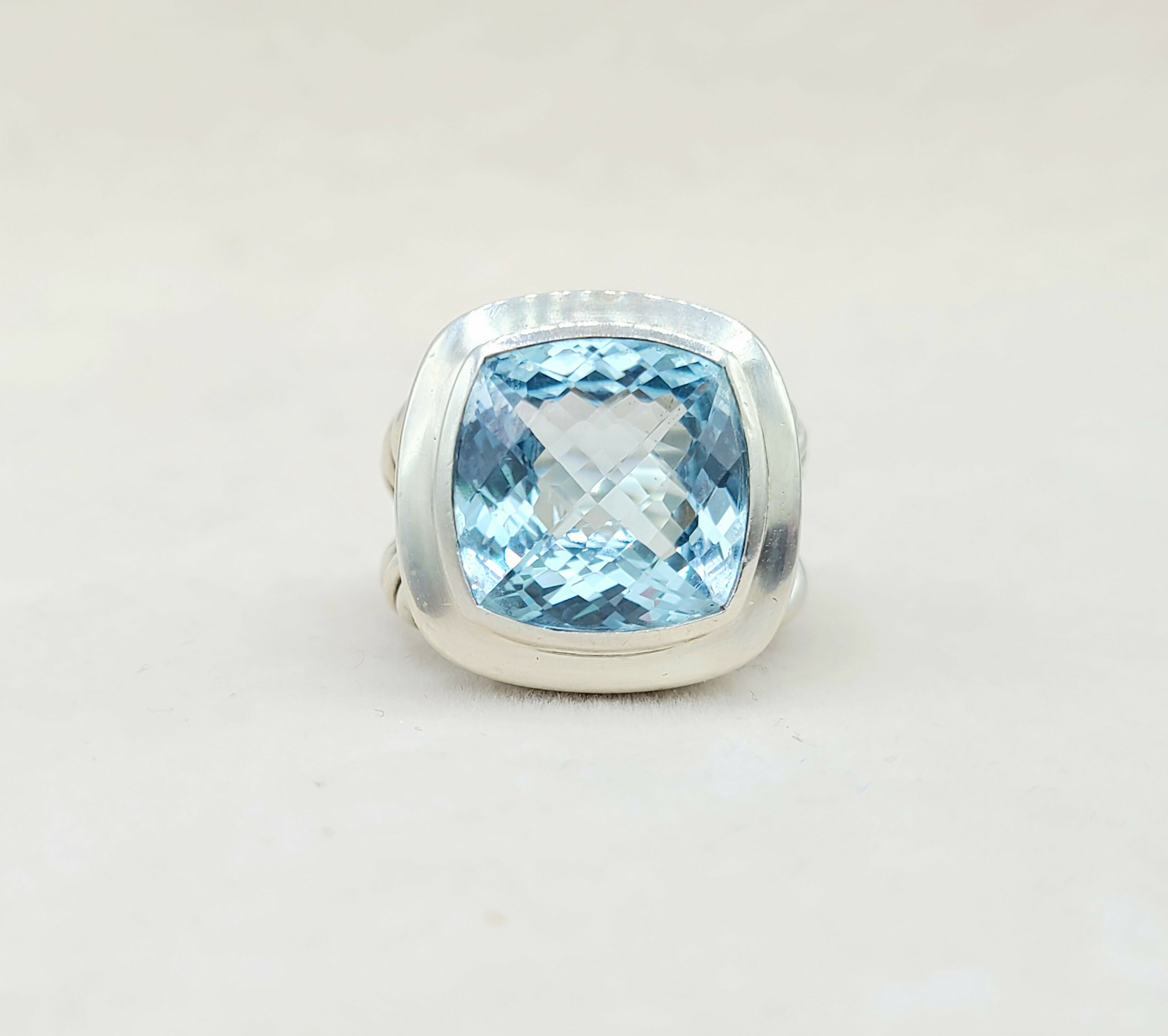 David Yurman Albion 14mm Sky Blue Topaz Ring、mySite、hinf8tx79