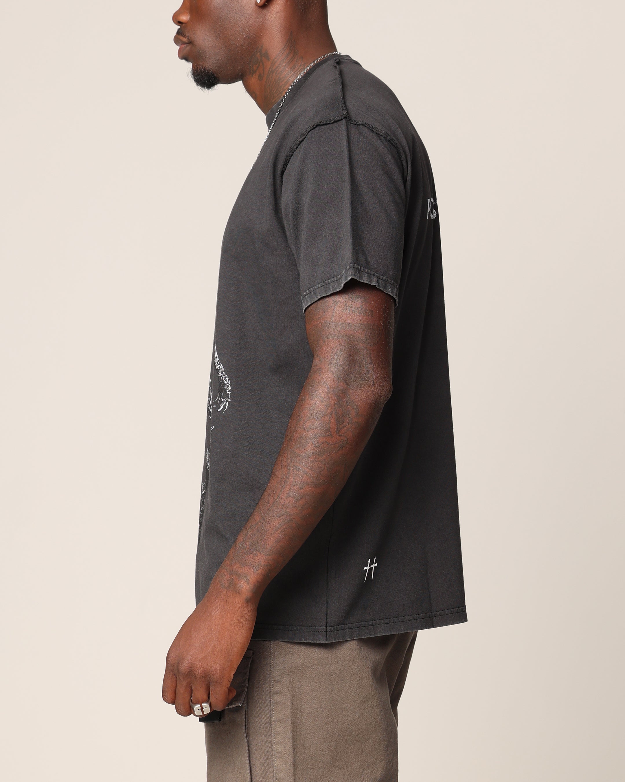 Saint Morta Wraith Cut Vintage T-Shirt Vintage Black、mySite、zt4zffjzw