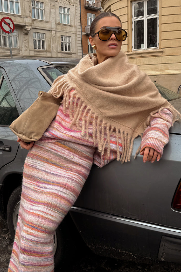 Multi Stripe Knit Skirt、mySite、solidvoid