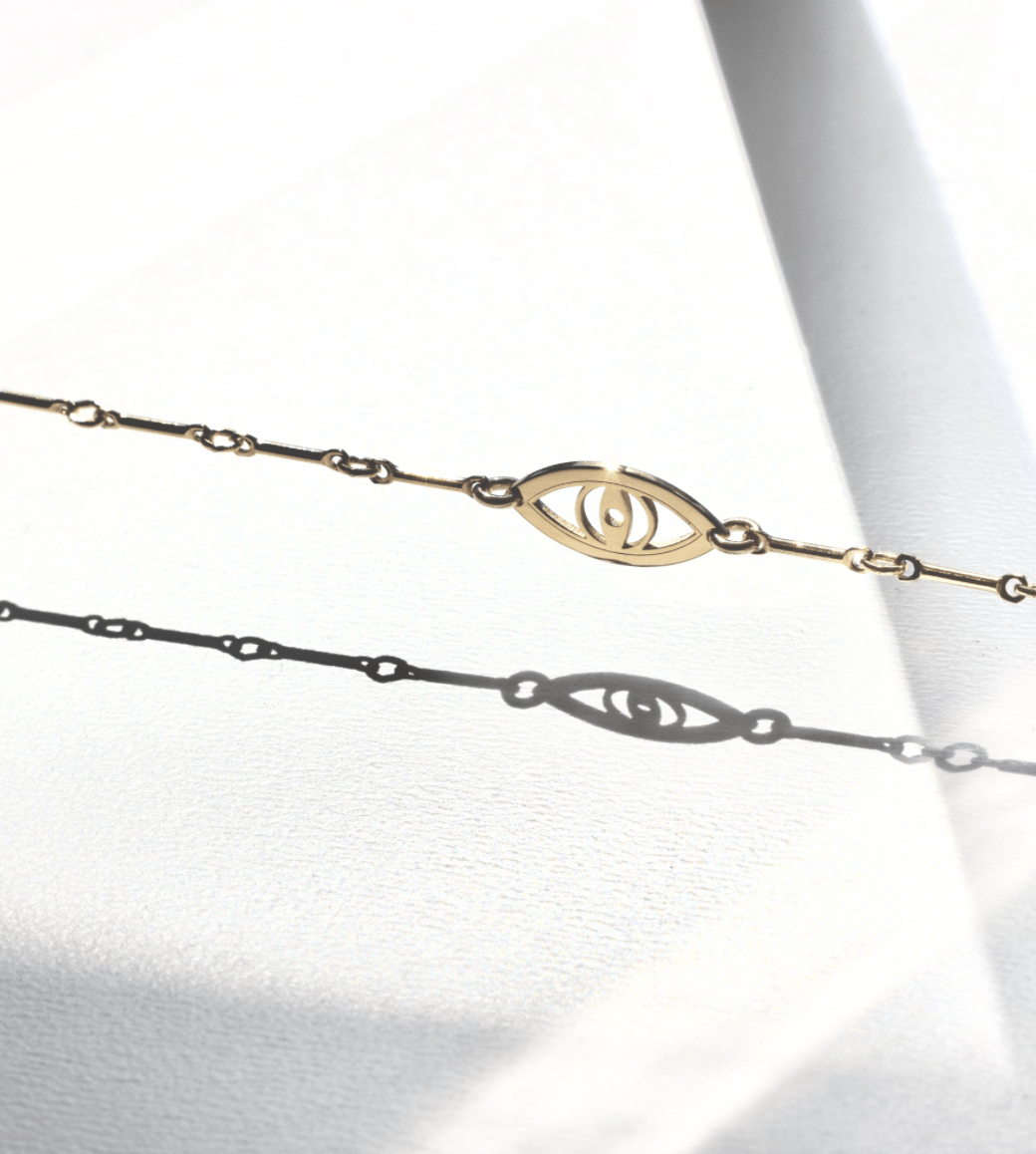 Vale Evil Eye Necklace - (Sterling Silver, Gold-Plated or Two-Tone)、mySite、topwebapps